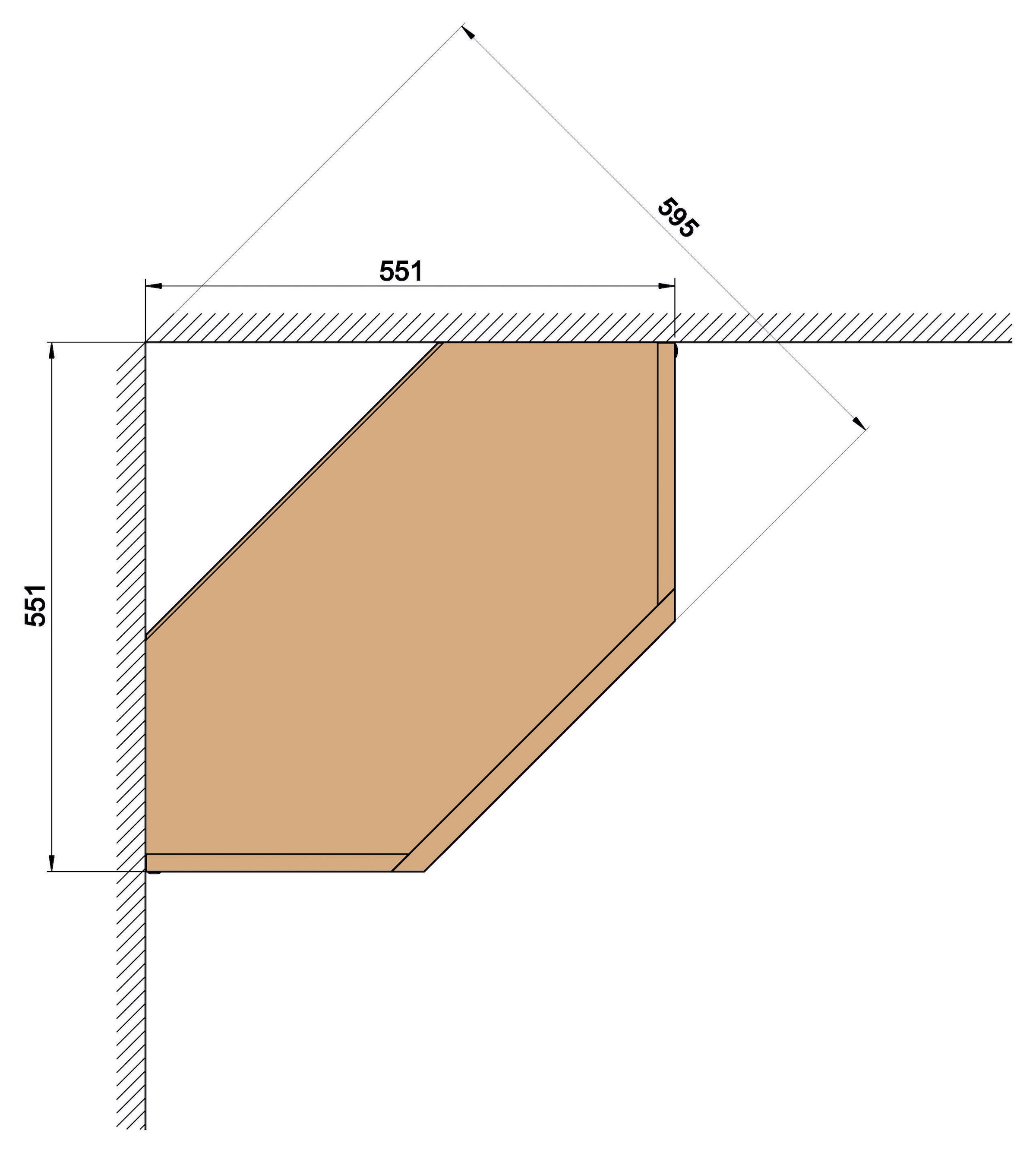 GOODproduct Étagère d'angle »Soeren Regal Höhe 220 cm, massive Kiefer, FSC®-zertifiziert« passend für Regale Soeren mit einer Tiefe von 29 cm