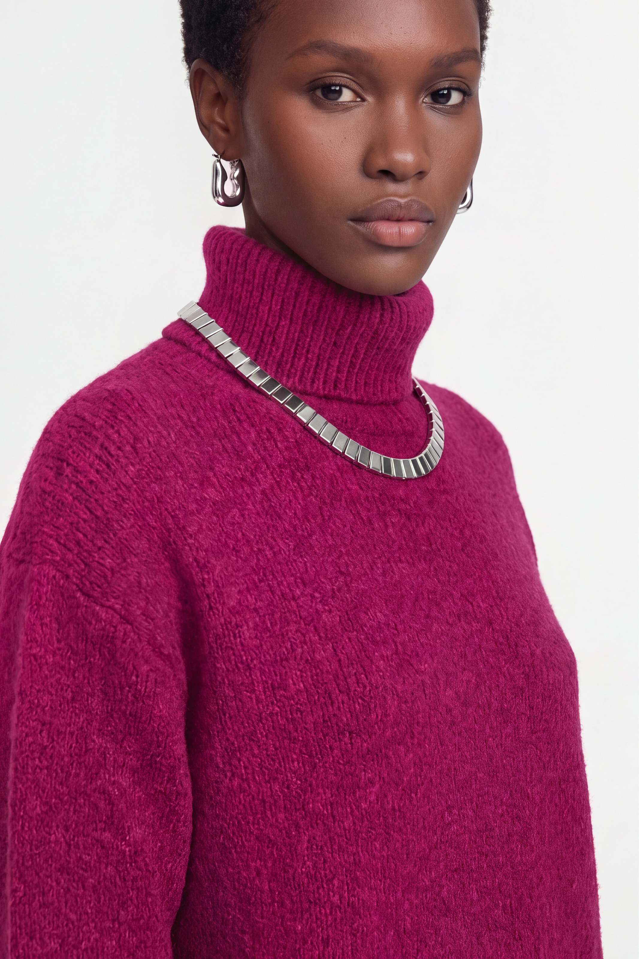 RICHROYAL Strickpullover mit Alpaka, Regular fit mit Rollkragen