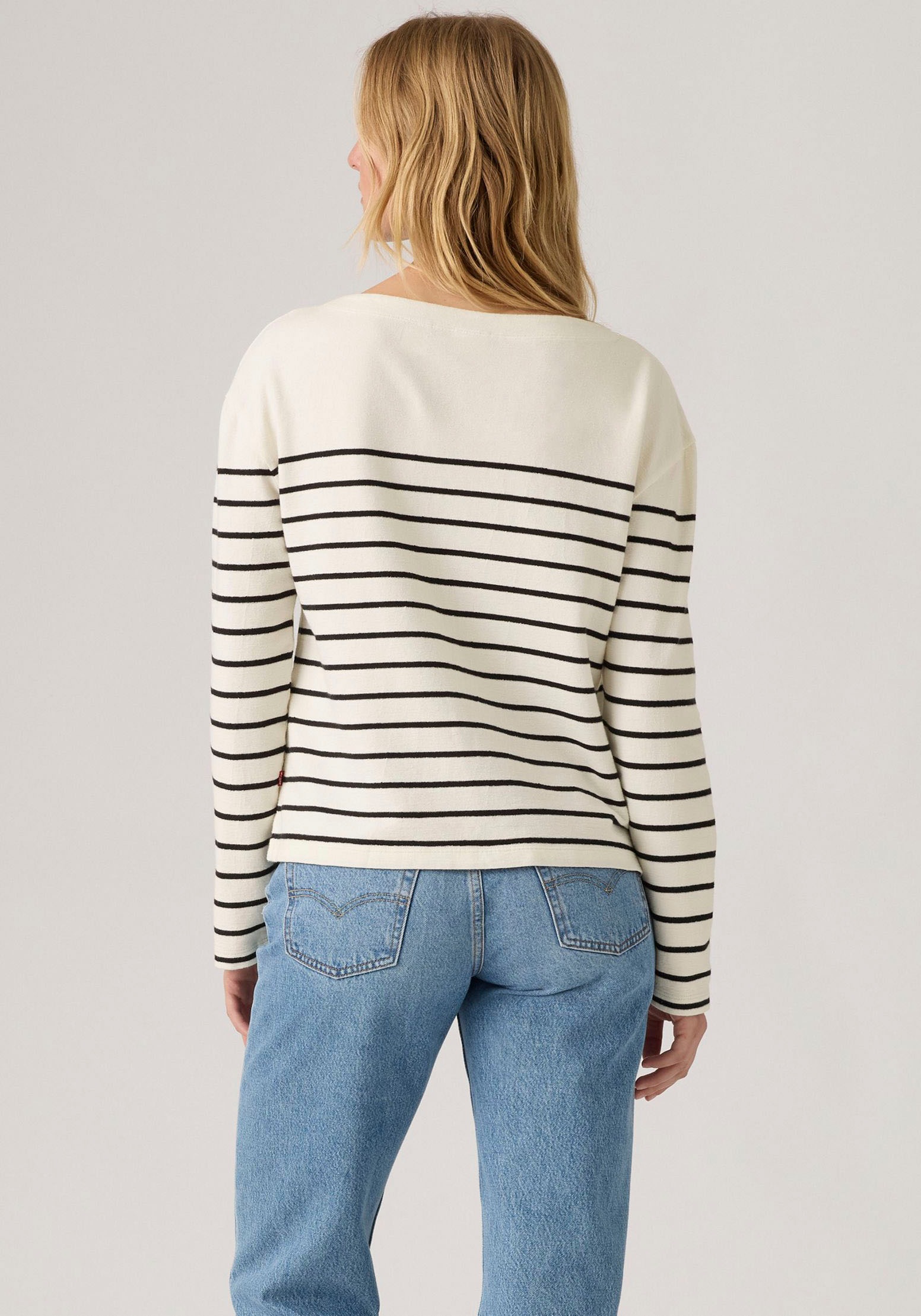 Levi's® Langarmshirt »MARIN STRIPE TOP« Saum mit kurzen Seitenschlitzen