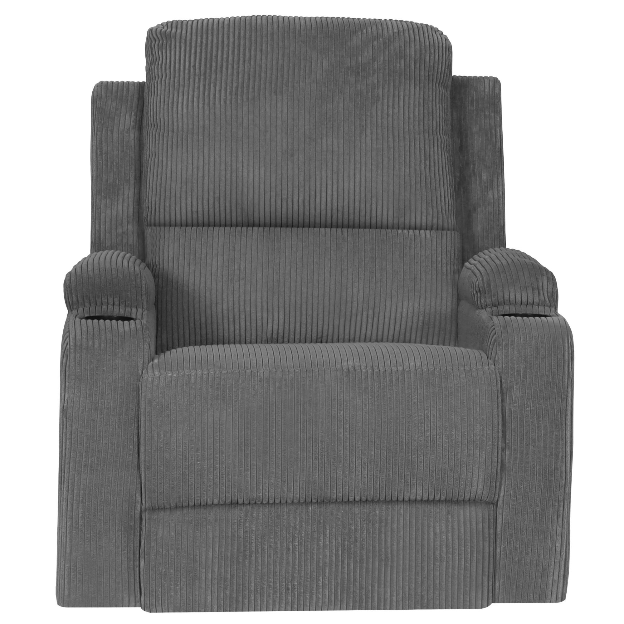 GOODproduct Relaxsessel »NAPORI Cord, Kinosessel, Multimedia-Sessel« TV-Sessel mit manueller u elektrischer Relaxfunktion u. Getränkehalter
