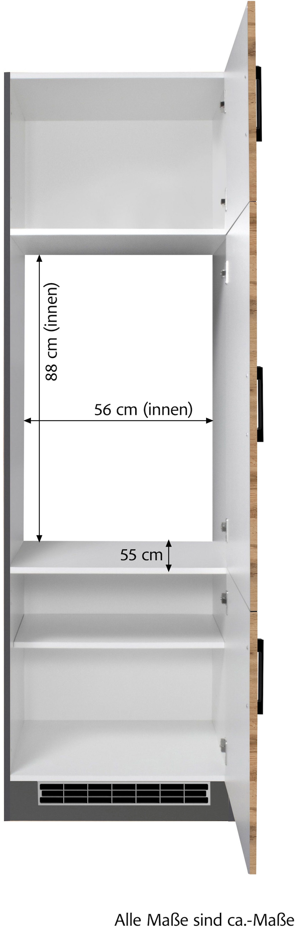 KOCHSTATION Armoire réfrigérée encastrable »KS-Toronto, Höhe 200 cm«