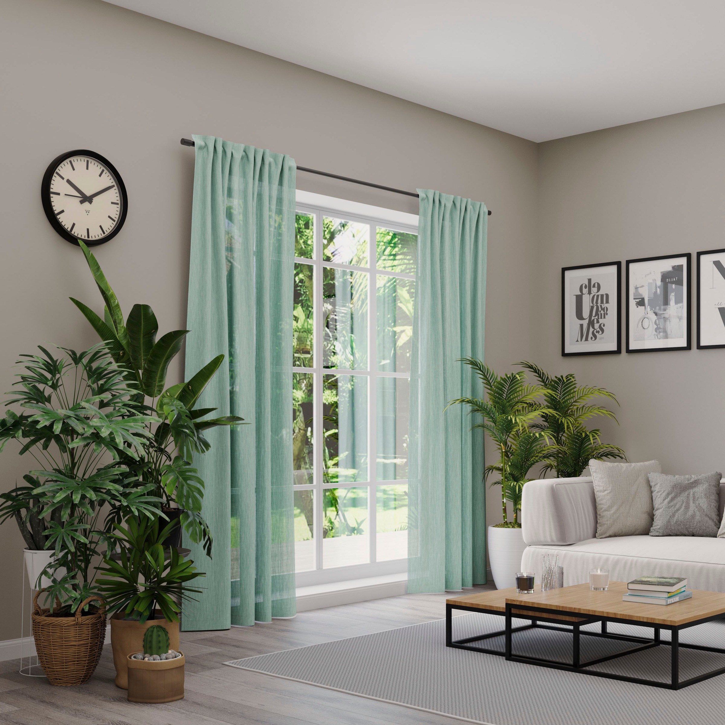 Neutex for you! Vorhang »Libre-ECO« Multifunktionsband 1 Stk. tlg. nach Mass