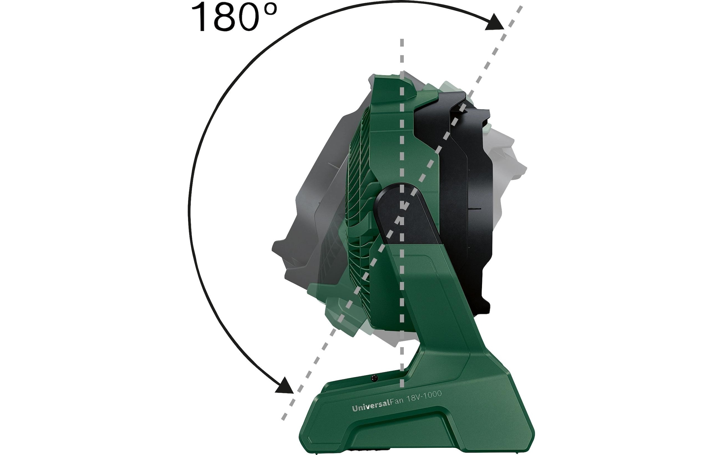 BOSCH Ventilateur sur pied »UniversalFan 18V-1000« 22,5 cm Durchmesser inkl. Akku und Ladegerät