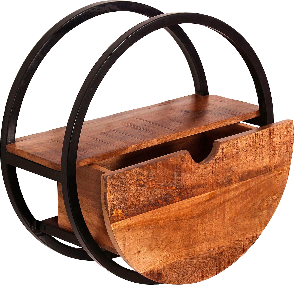 SIT Étagère murale avec tiroir en bois de manguier
