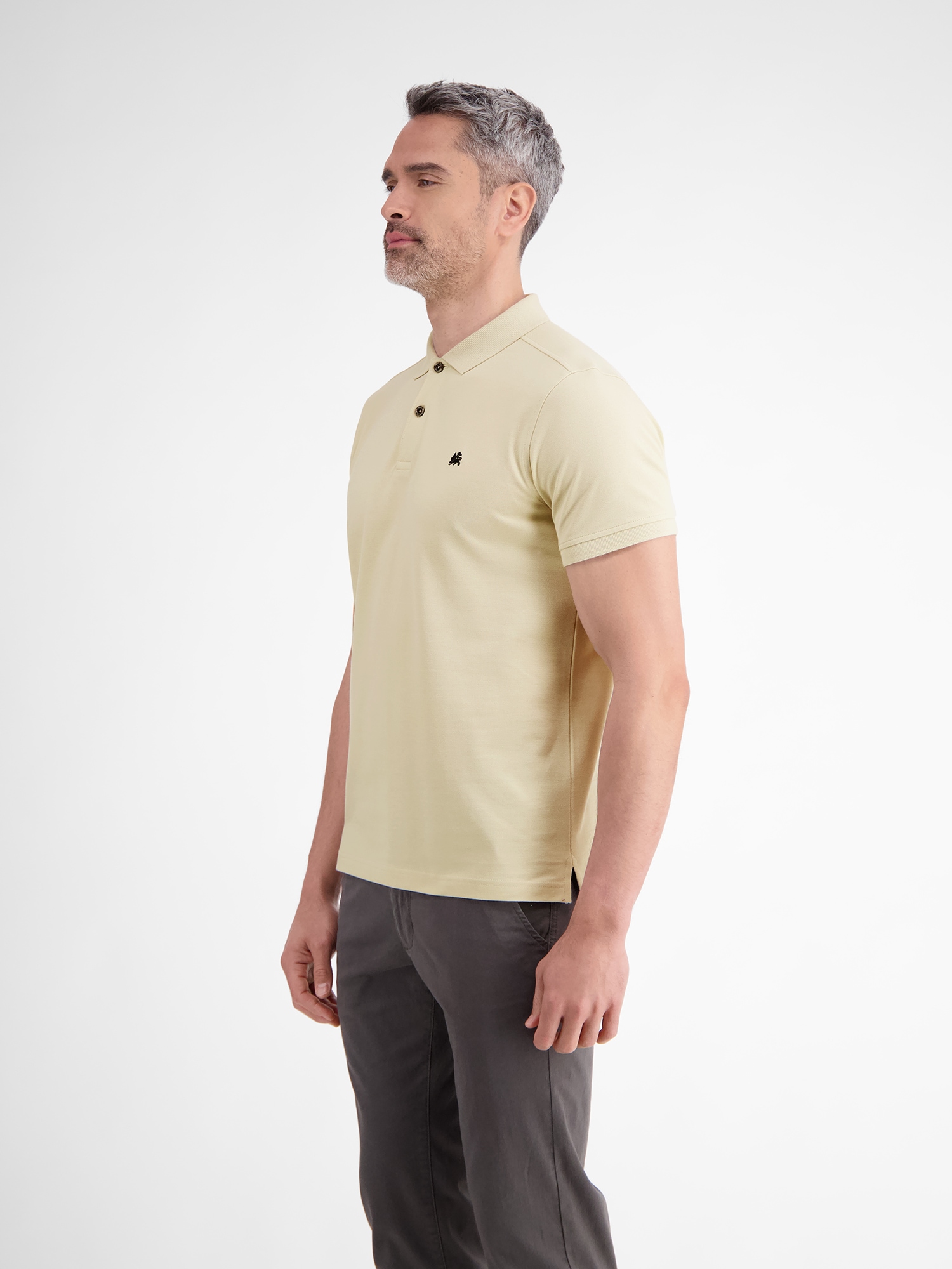 LERROS Poloshirt »LERROS Basic Poloshirt für Herren, unifarben«