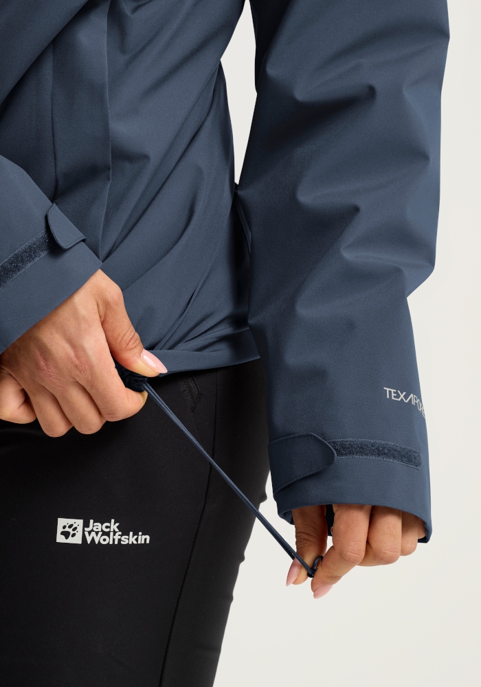 Jack Wolfskin Veste fonctionnelle 3 en 1 »MOONRISE 2 3IN1 JKT W« Veste fonction 3-en-1, pour la randonnée et autres activités de plein air,