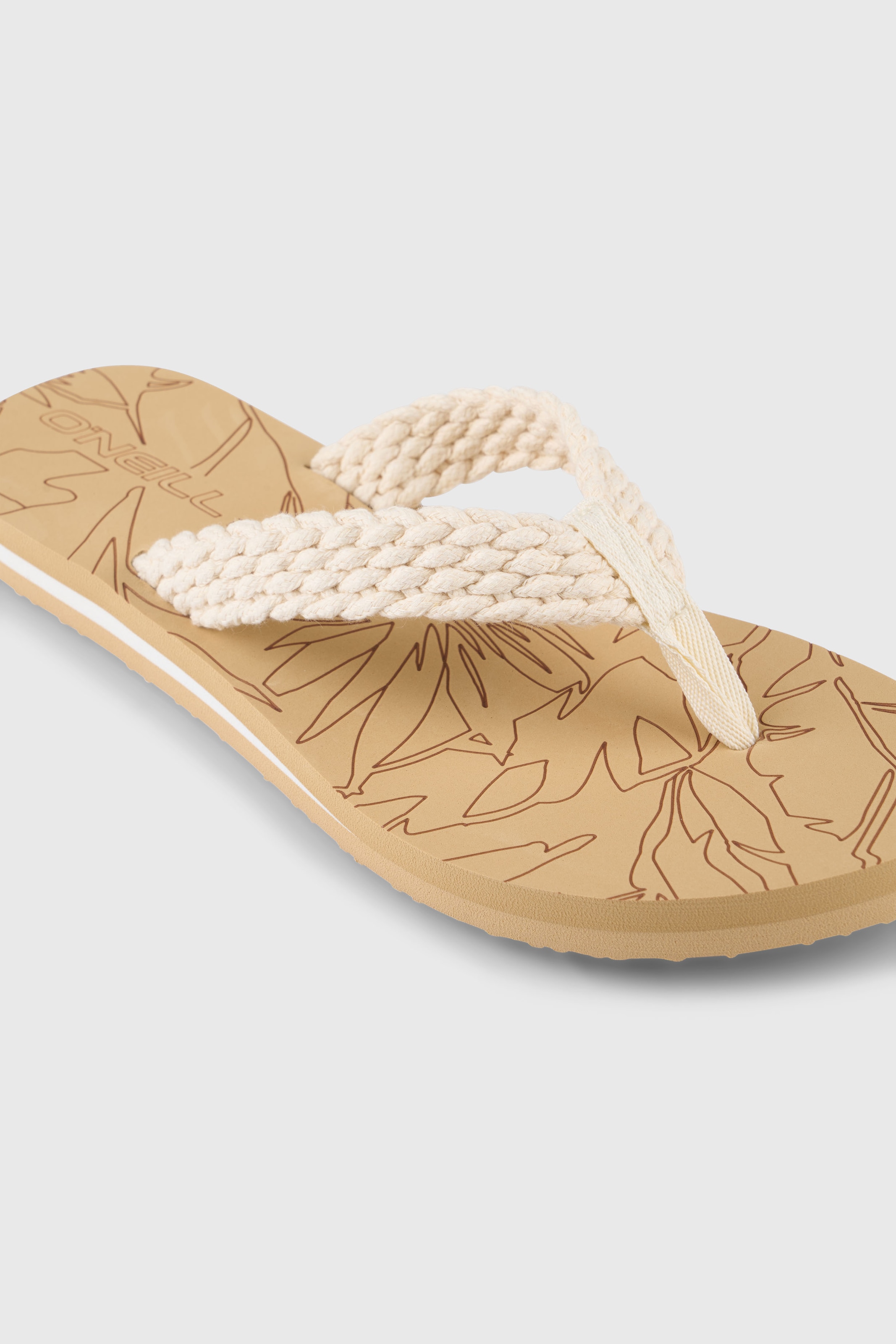 O'Neill Zehentrenner »O'NEILL FLORAL SANDALS«  Sommerschuh, Sandale, Schlappen, mit Gummilaufsohle