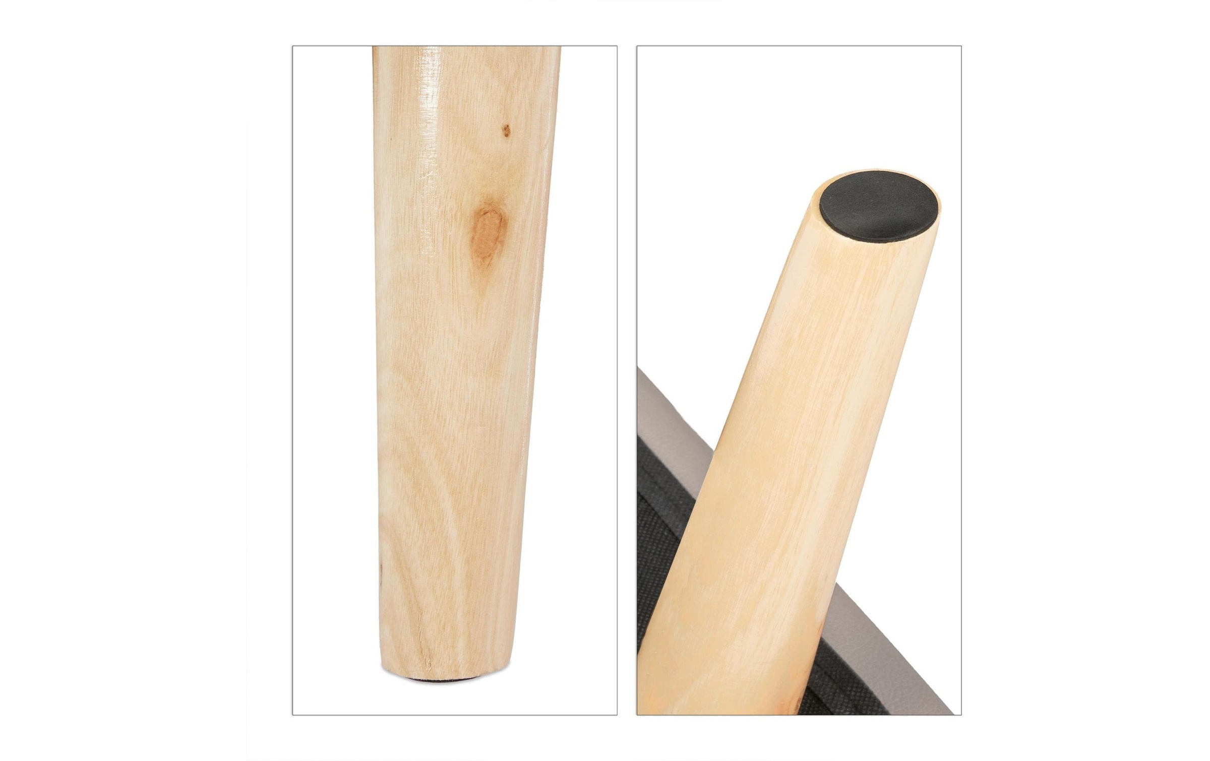 relaxdays Hocker »Hellgrau«