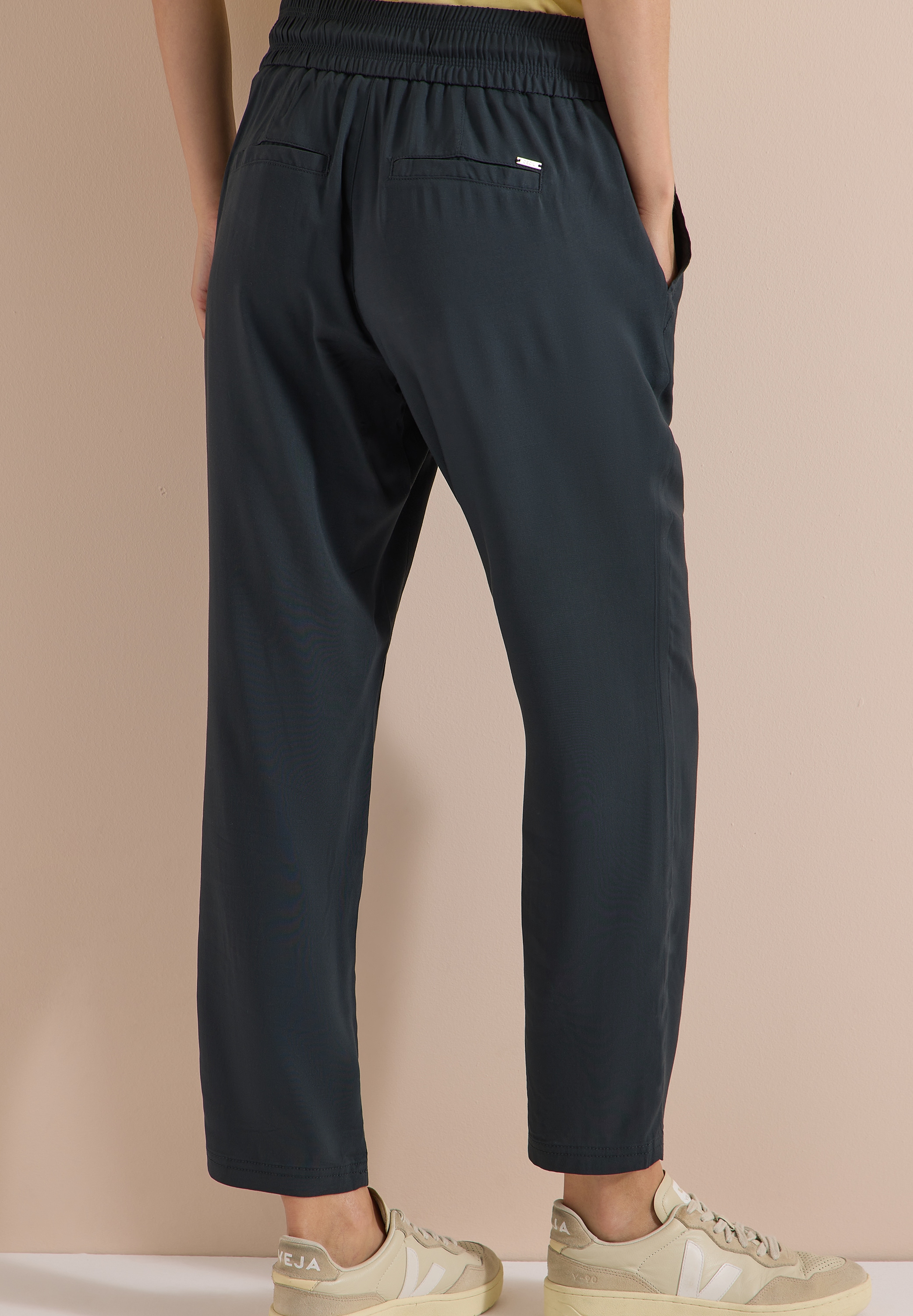 Cecil Pantalon de jogging »Style Chelsea«  en viscose, respirant, coupe ample, jambes étroites