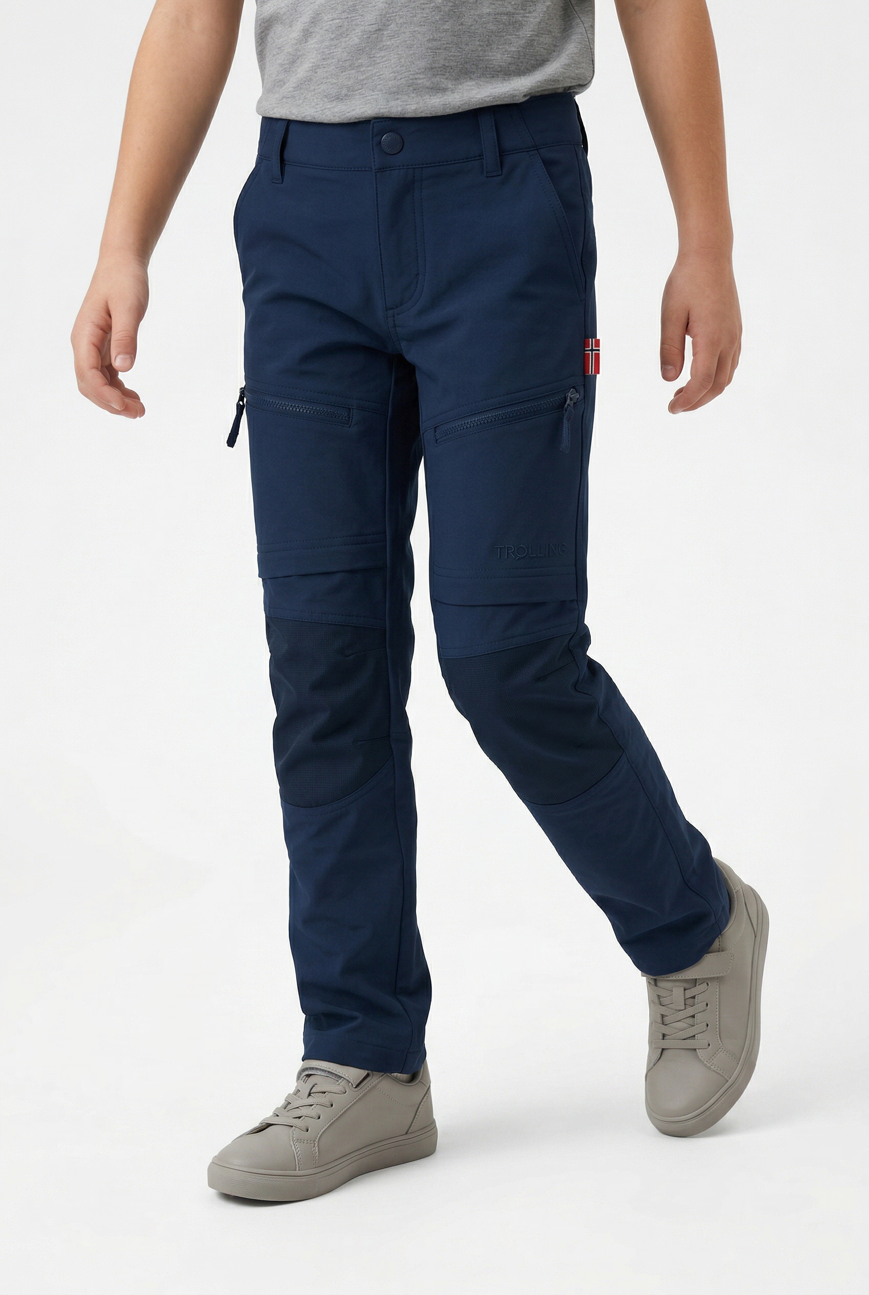 TROLLKIDS Zip-off-Hose »Kids Nordfjord Zip-off Pants Slim Fit«  abzippbare Hosenbeine, mit Verstärkungen an Knien und Gesäss