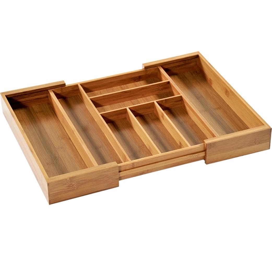 KESPER® Range-couverts »Besteckkasten Bambus Holz variabel ausziehbar«