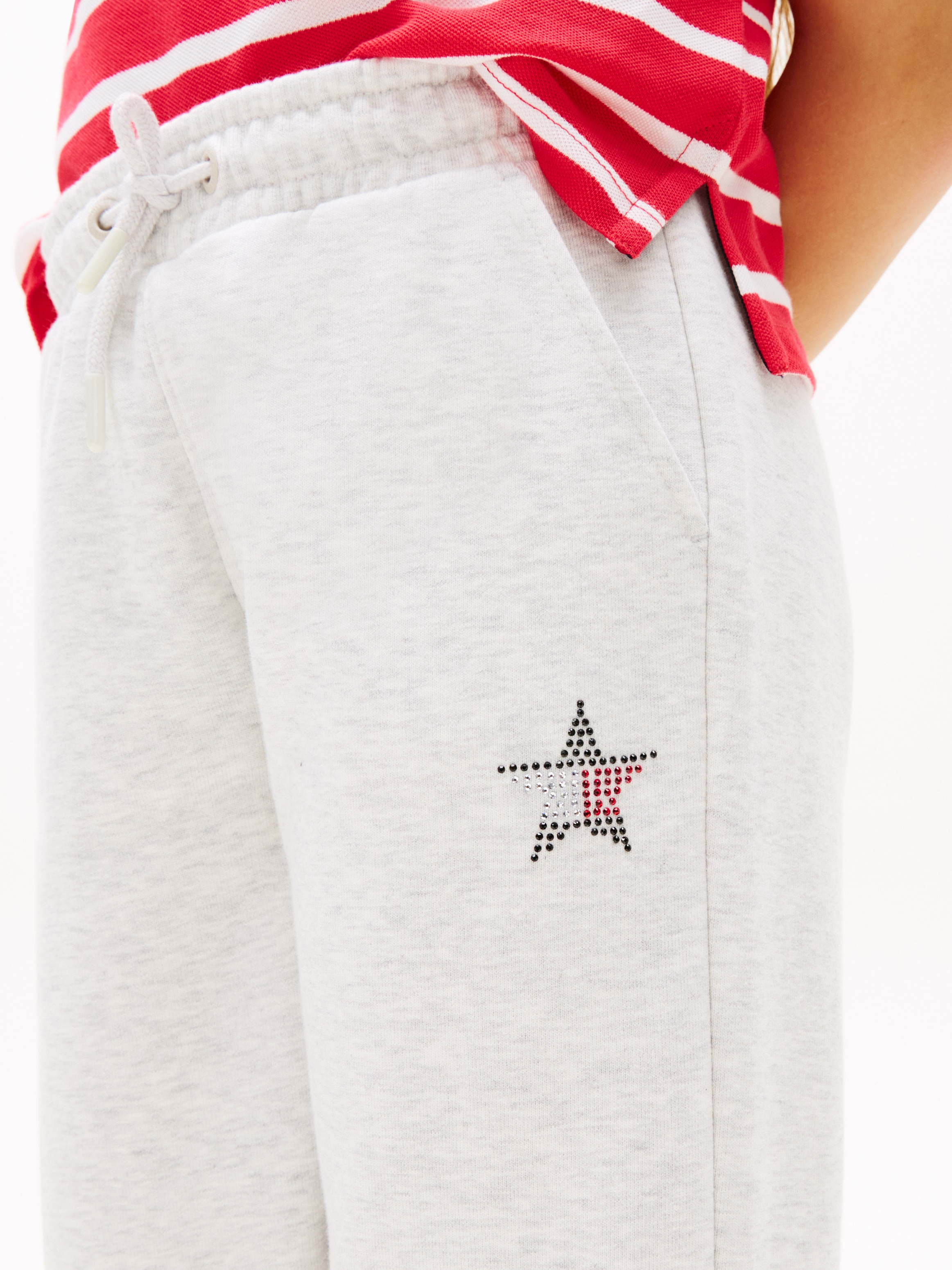 Tommy Hilfiger Pantalon de jogging »STAR SWEATPANT«  Kinder bis 16 Jahre, mit Strass-Label, loose fit