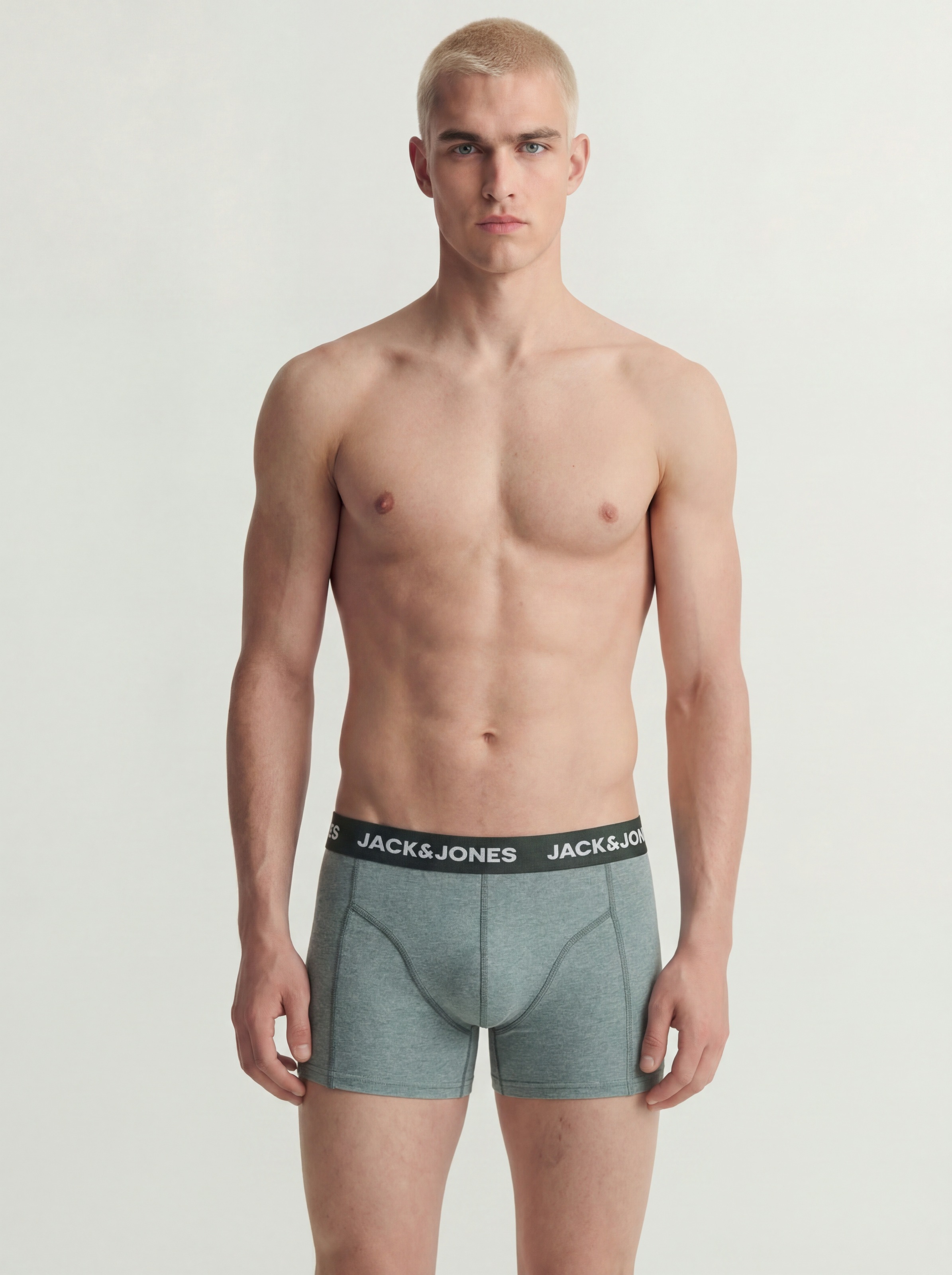 Jack & Jones Tronc »JACFAX TRUNKS 3 PACK NOOS« Paquet, 3 cuis mélange de coton,