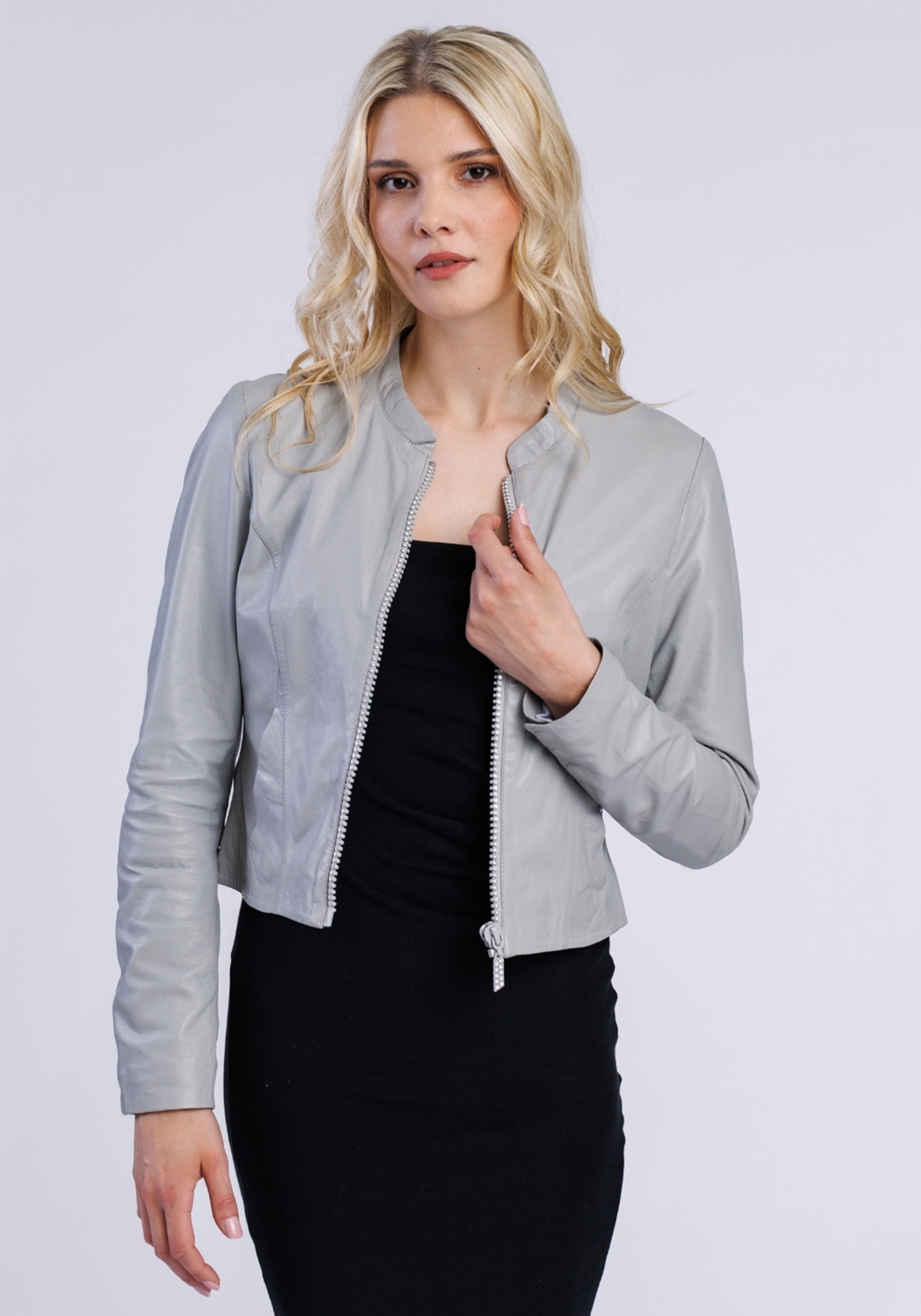 Freaky Nation Veste en cuir »Lederjacke-FN«