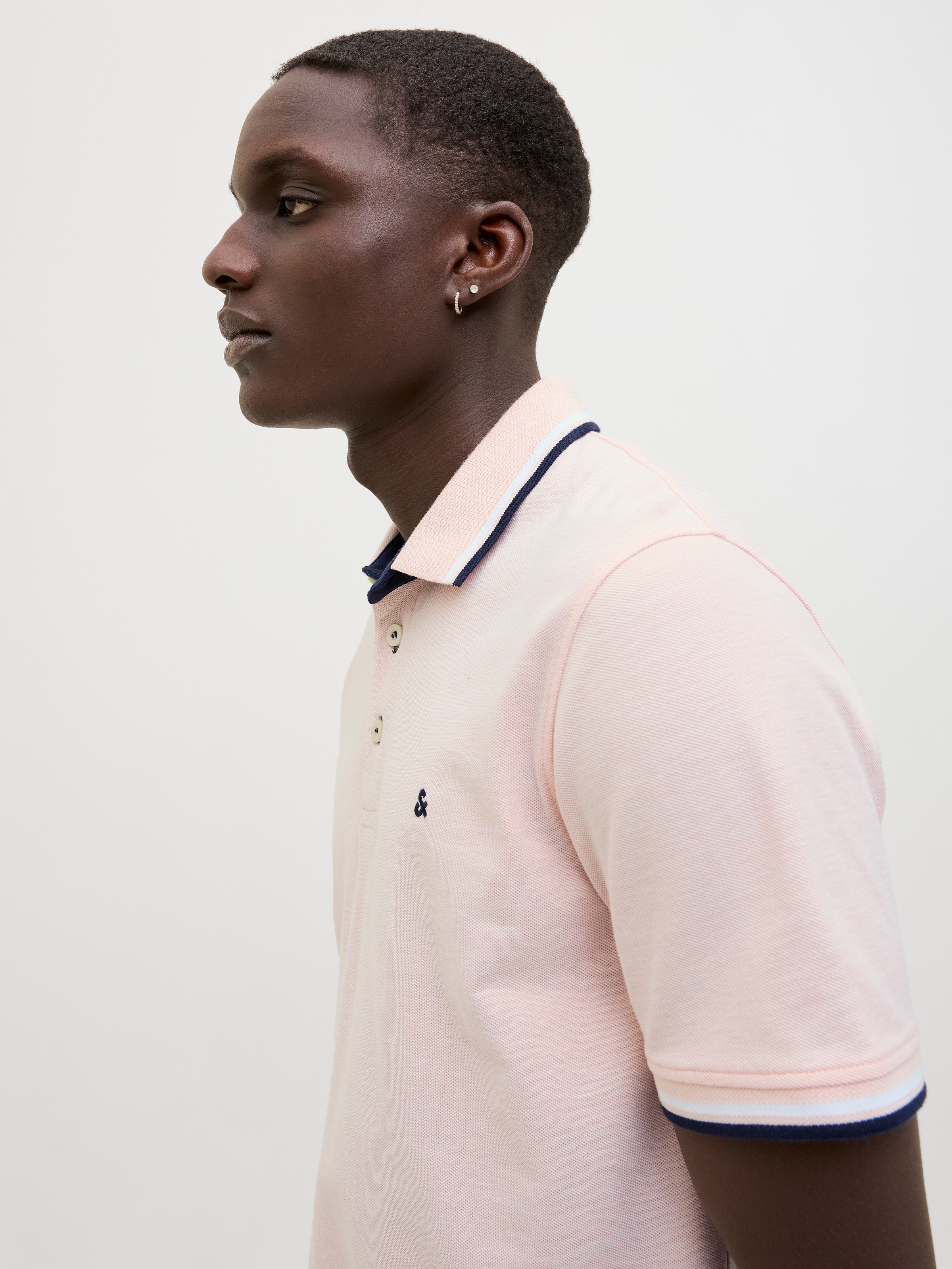 Jack & Jones Poloshirt »JJEPAULOS POLO SS NOOS« Baumwolle, slim fit