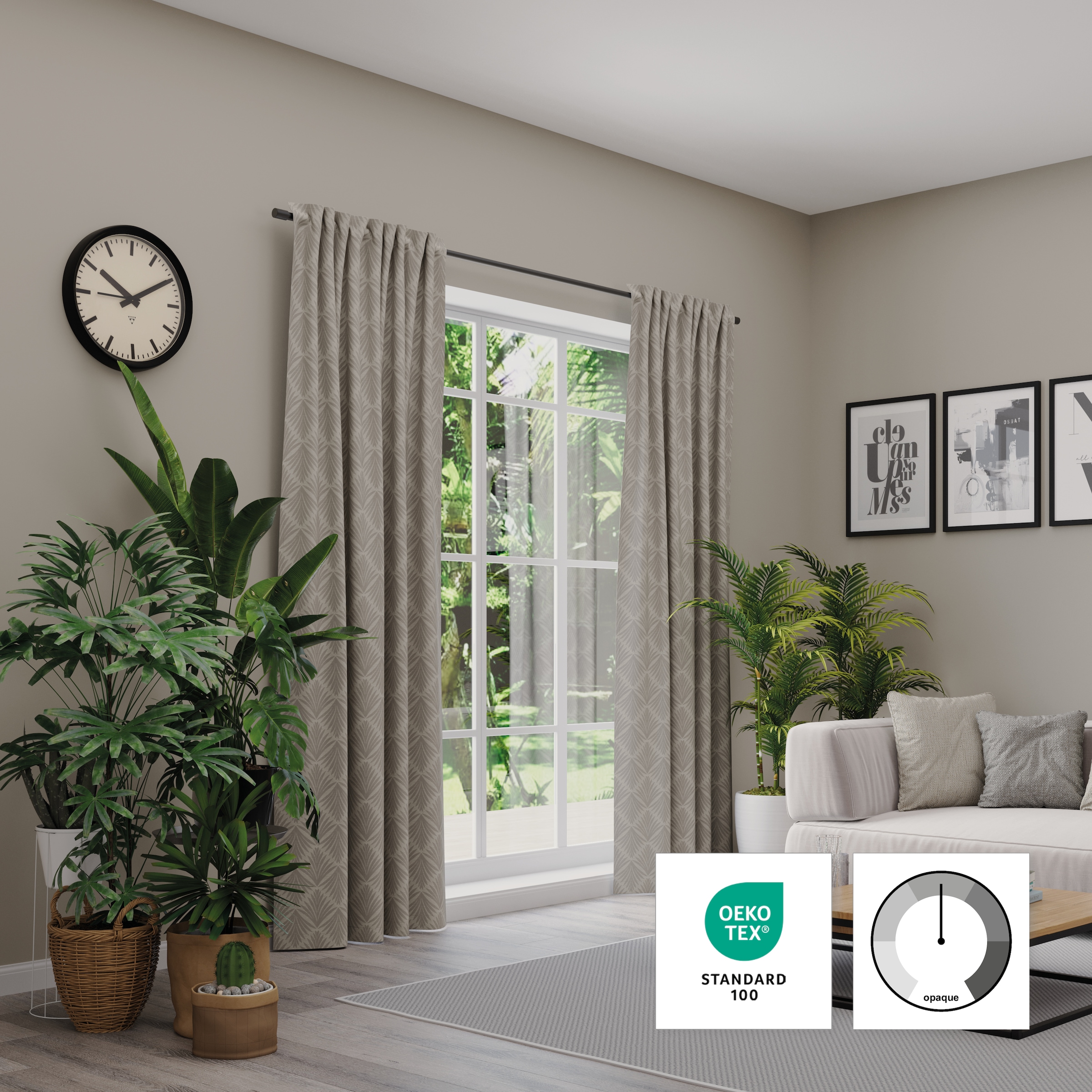 Neutex for you! Vorhang »Como« Multifunktionsband 1 Stk. tlg. moderne Klassik