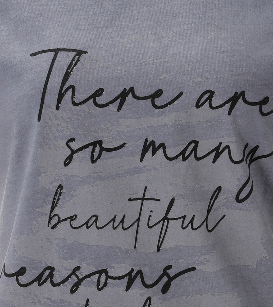 Aniston CASUAL T-shirt avec inscription expressive - NOUVELLE COLLECTION