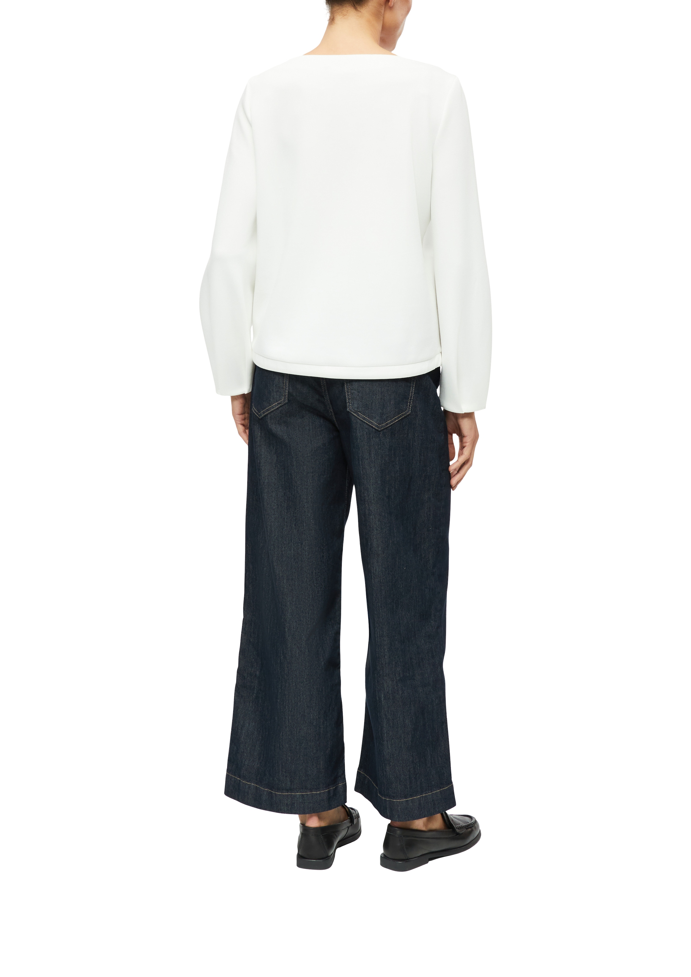 s.Oliver BLACK LABEL Pull , avec lien à l'ourlet et en viscose
