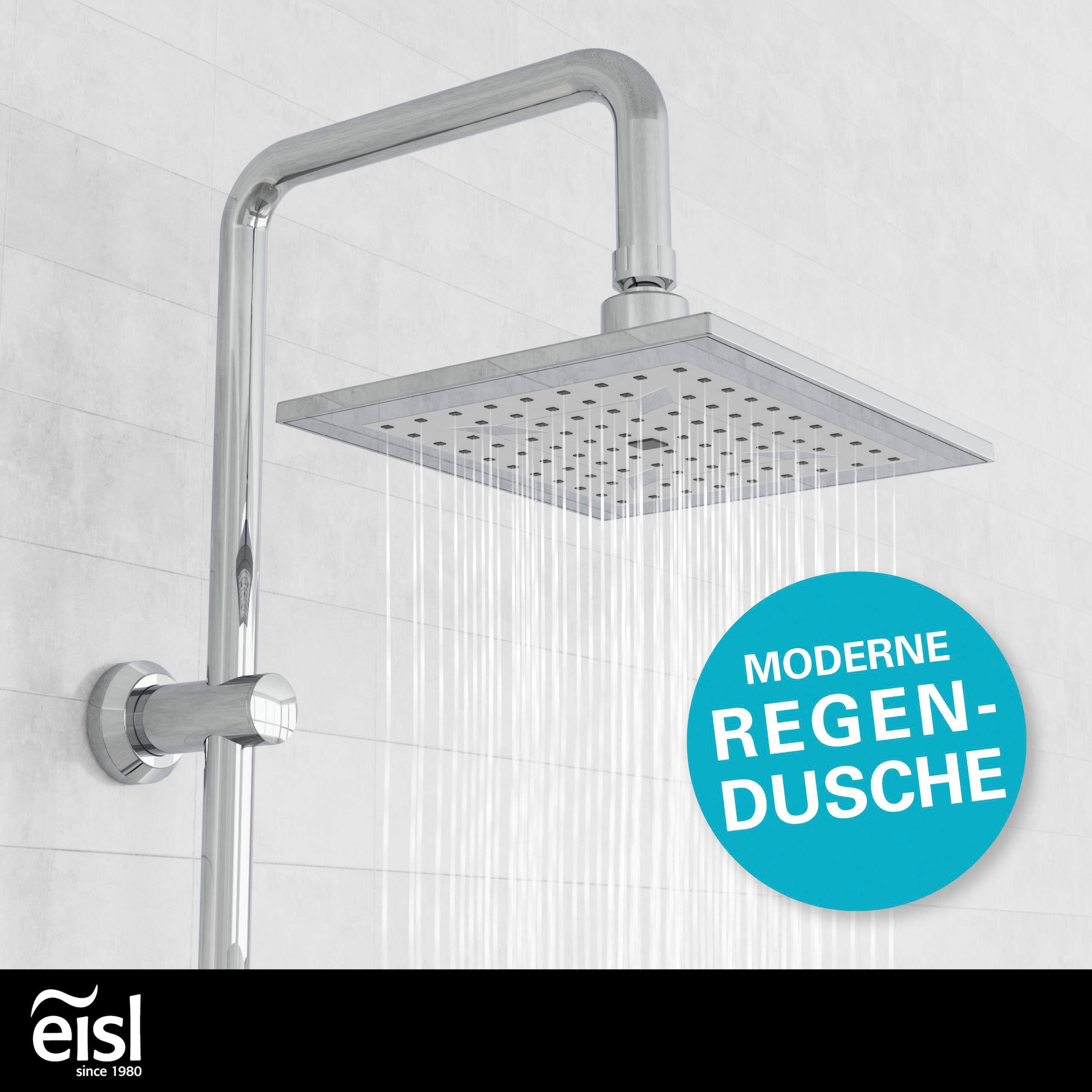 Eisl Duschsystem »EASY COOL« Regendusche ohne Armatur, Duschsystem mit Seifenschale, Duschbrause