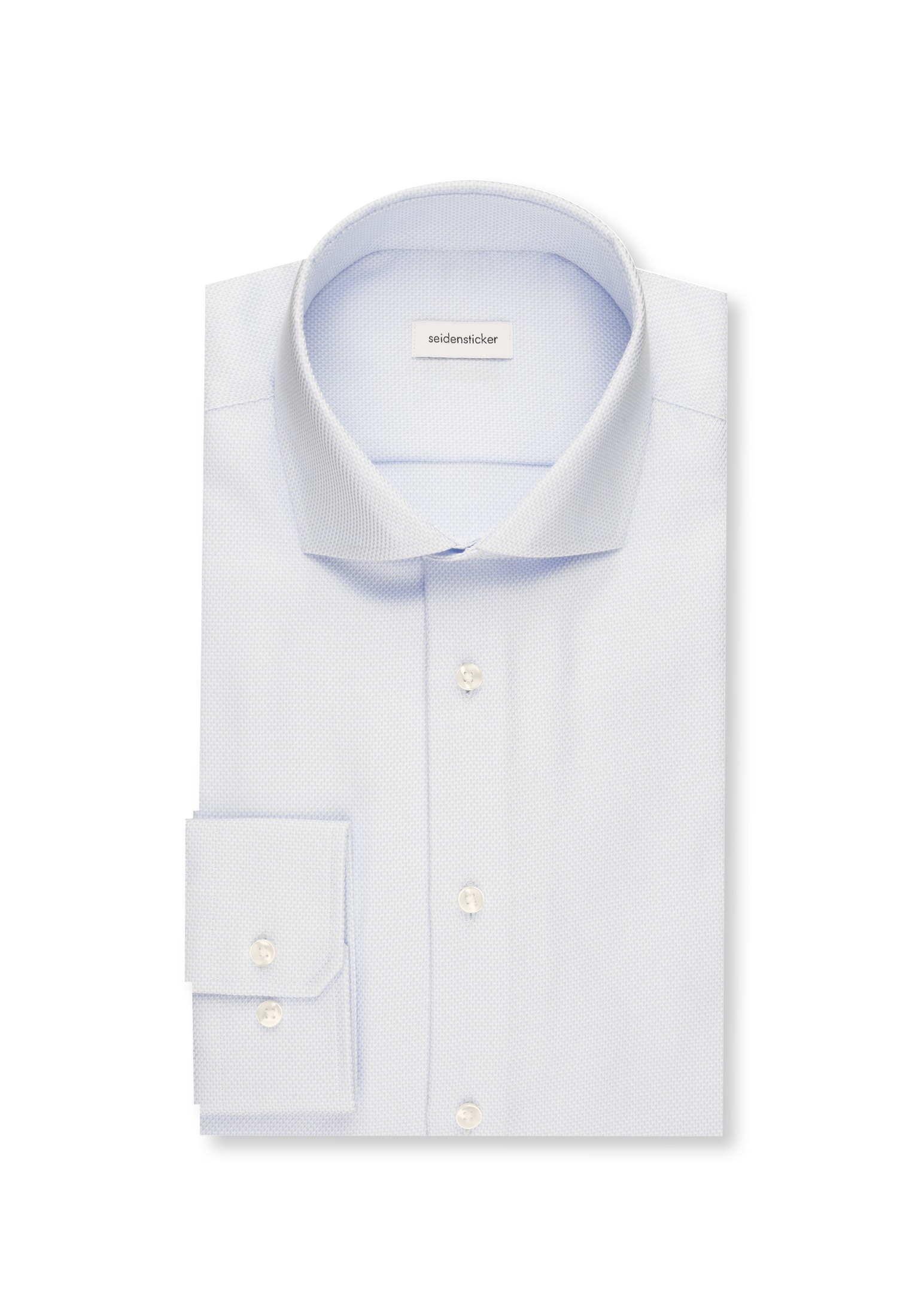 seidensticker Businesshemd »Schwarze Rose« Shaped 1/1 Kentkragen Struktur