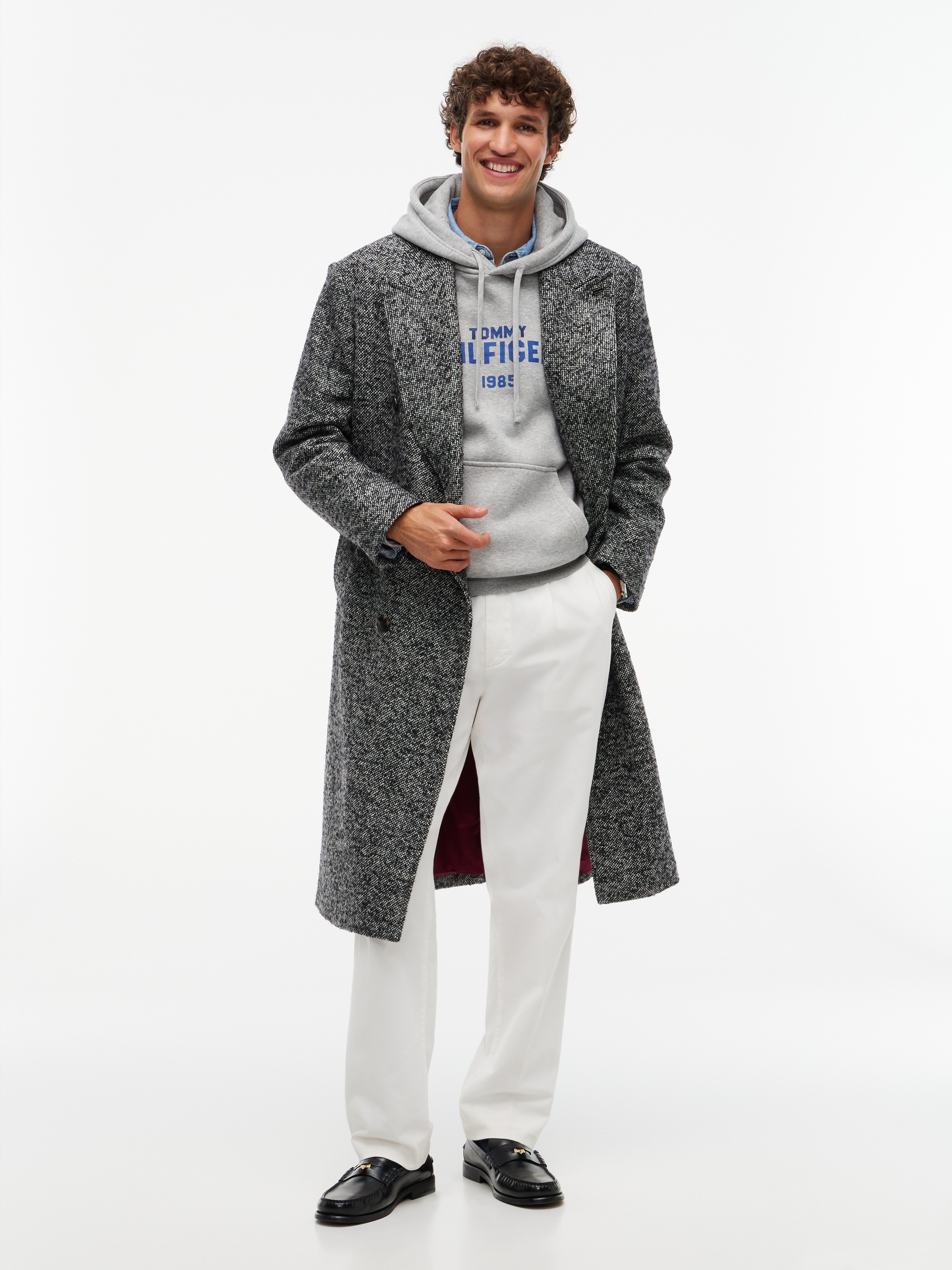 Tommy Hilfiger Hoodie »HILFIGER STACK REGULAR FLEECE«
