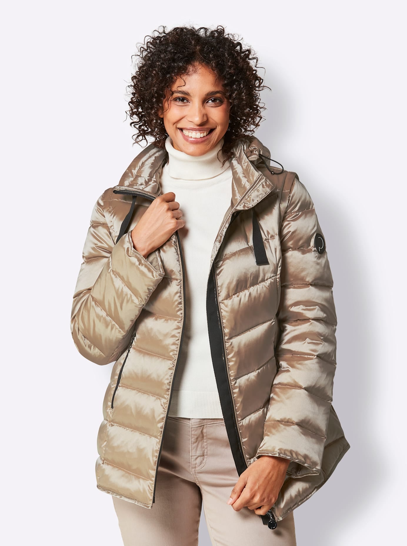 CREATION L PREMIUM Doudoune mit Kapuze