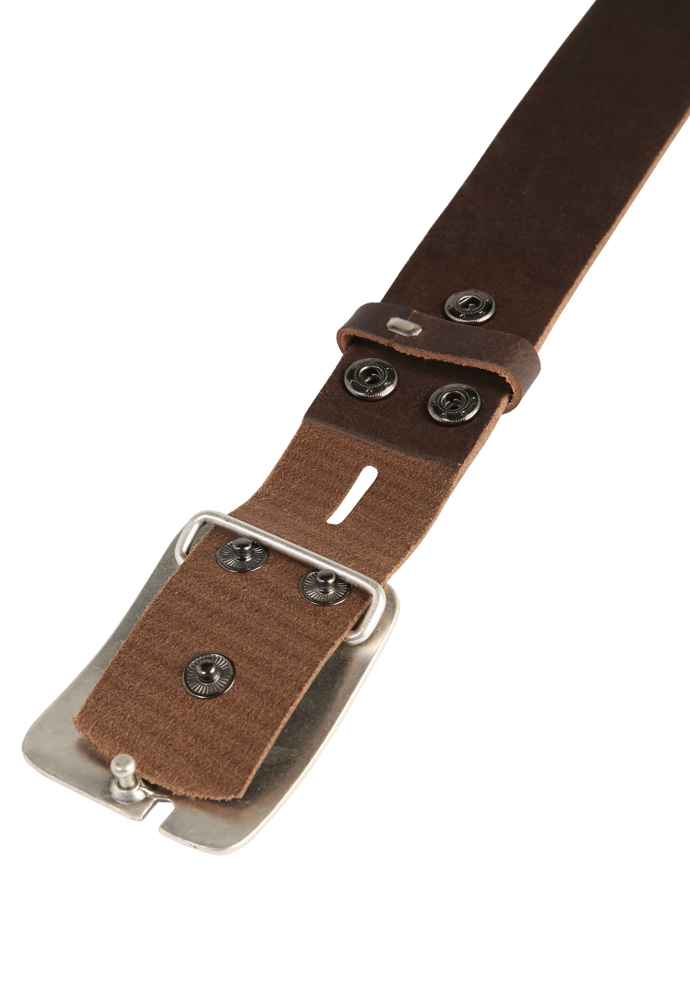 RETTUNGSRING by showroom 019° Ceinture en cuir mit austauschbarer Schliesse »Pfad Kristall«