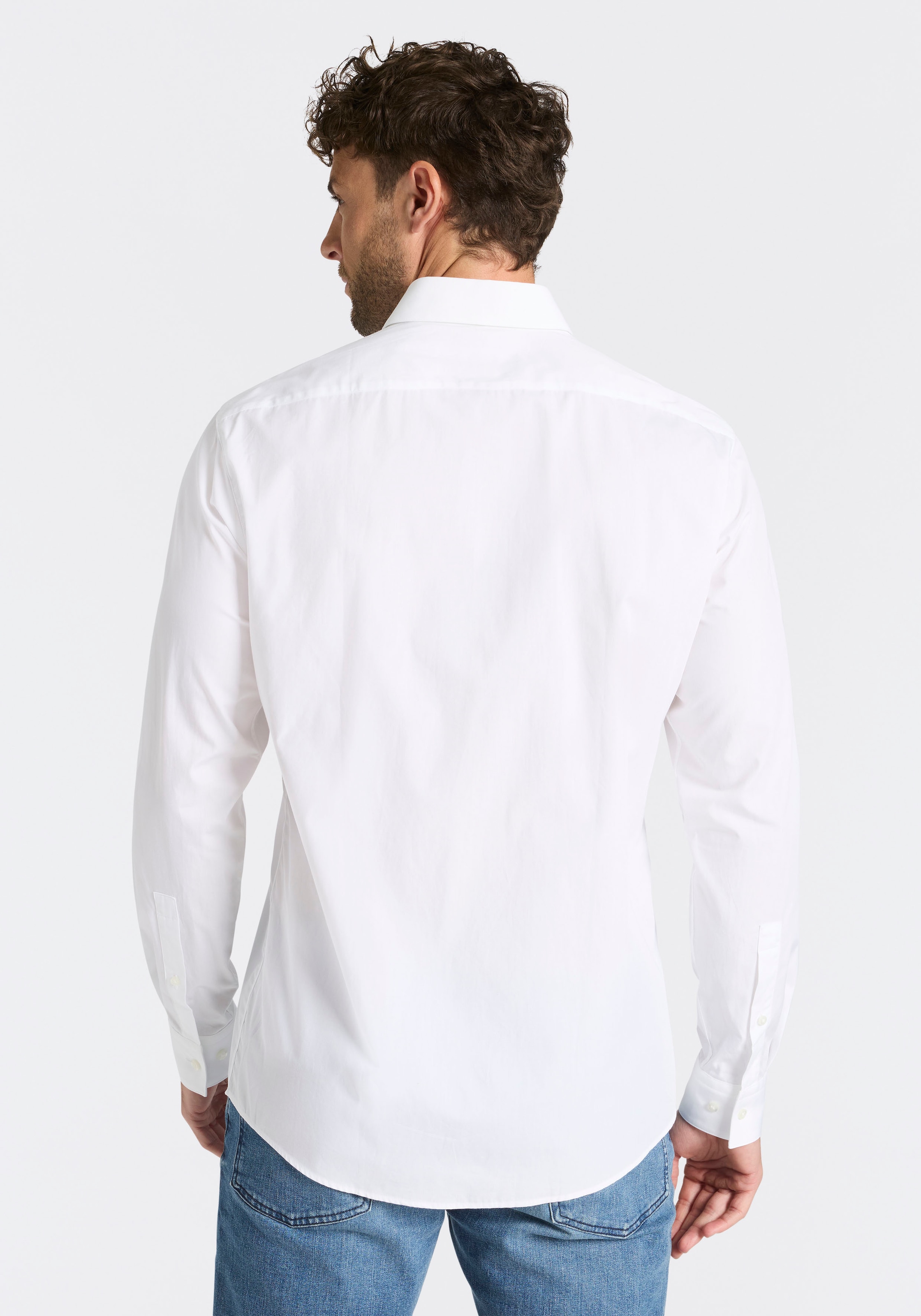 HUGO Businesshemd »Valerio« Kentkragen, Modern Fit, bügelleichte Qualität