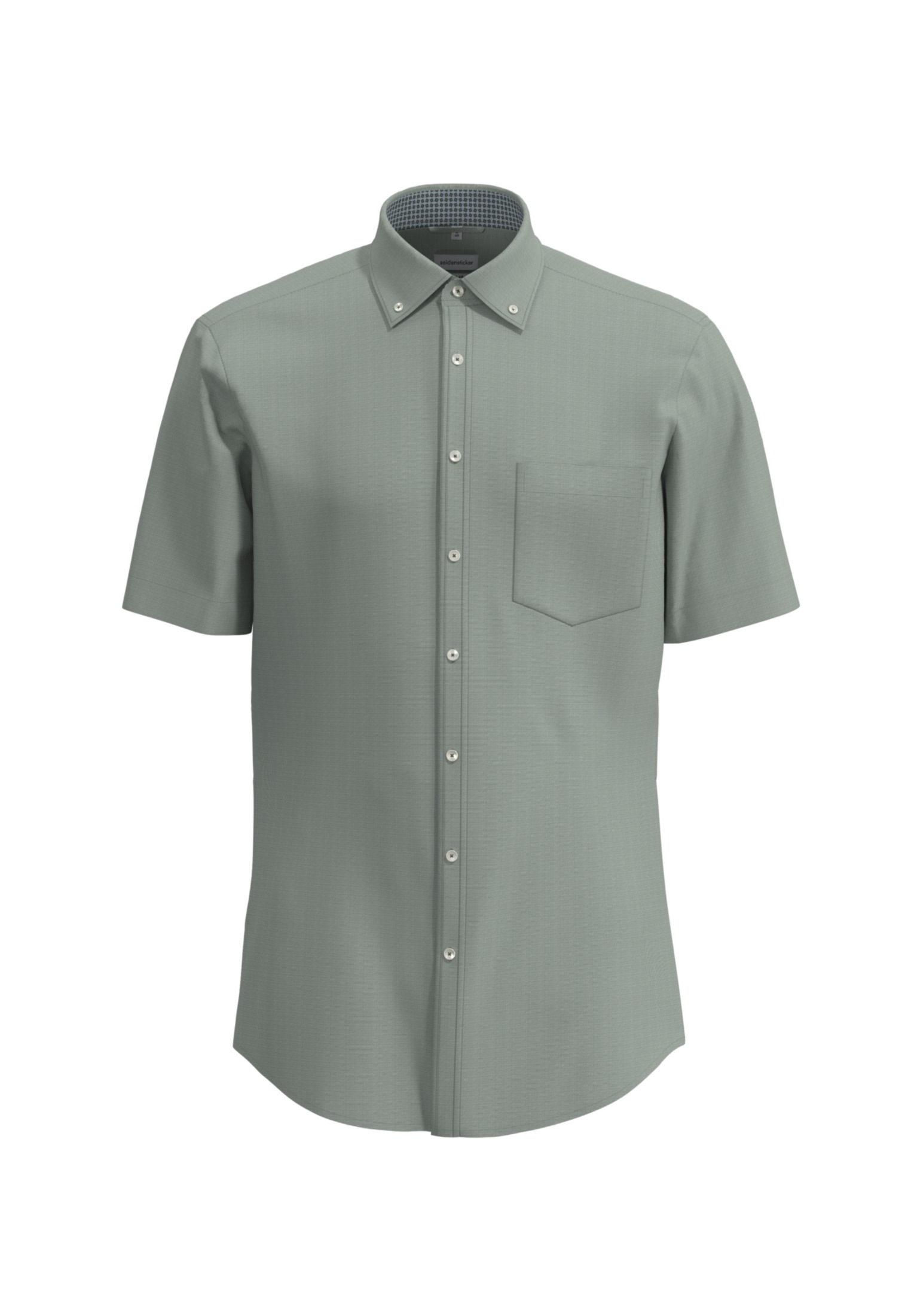 seidensticker Businesshemd »Comfort« Comfort 1/2 Button-Down-Kragen Struktur