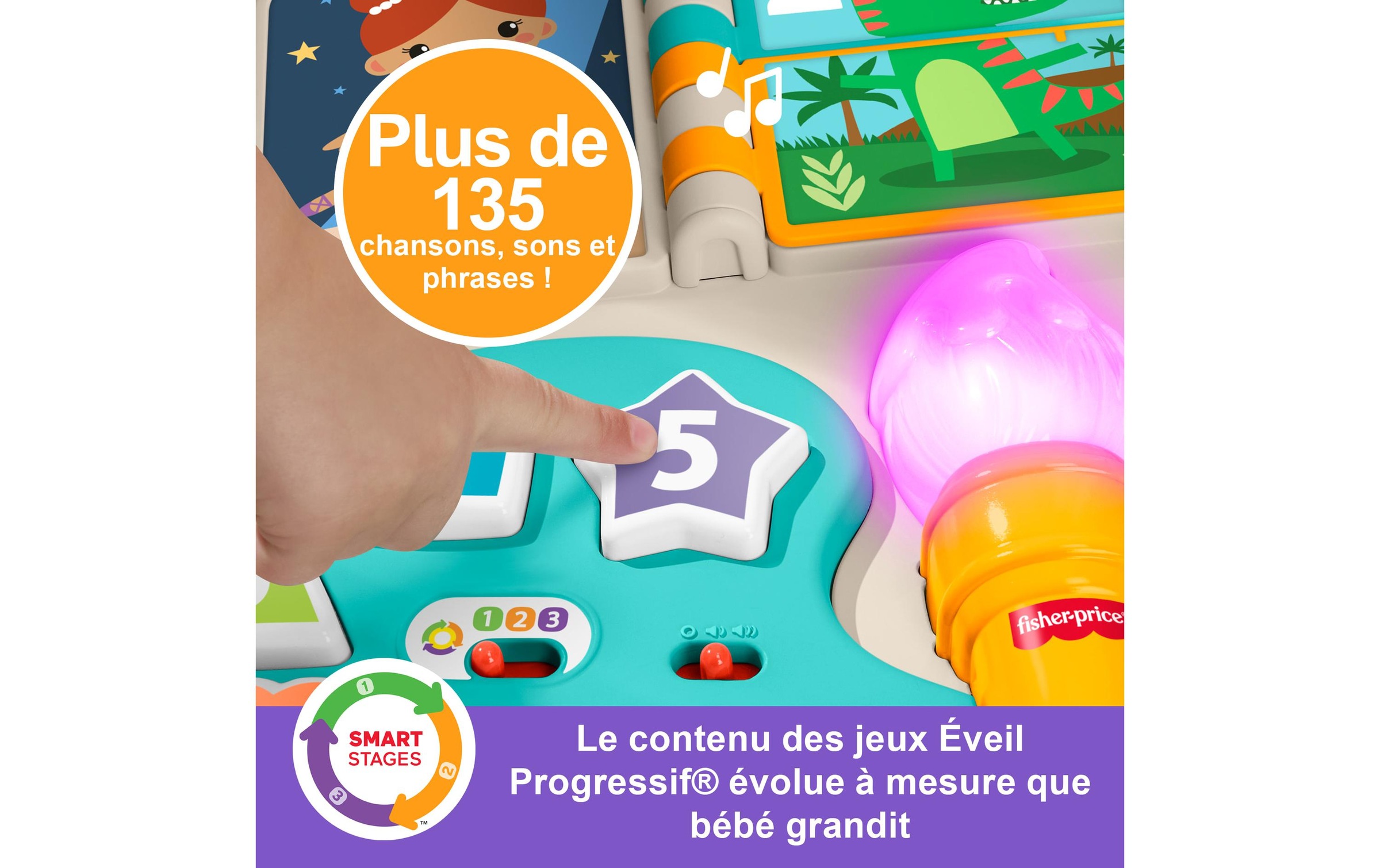 Fisher-Price® Lernspielzeug »4-in-1 Spiel- und Maltisch«