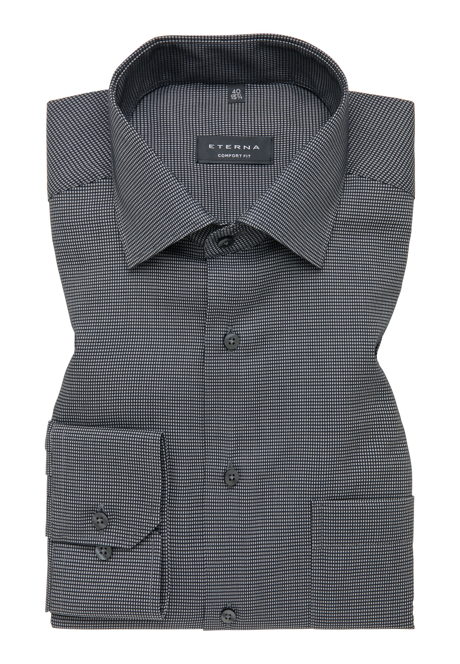 Eterna Langarmhemd »COMFORT FIT« NON IRON (bügelfrei)
