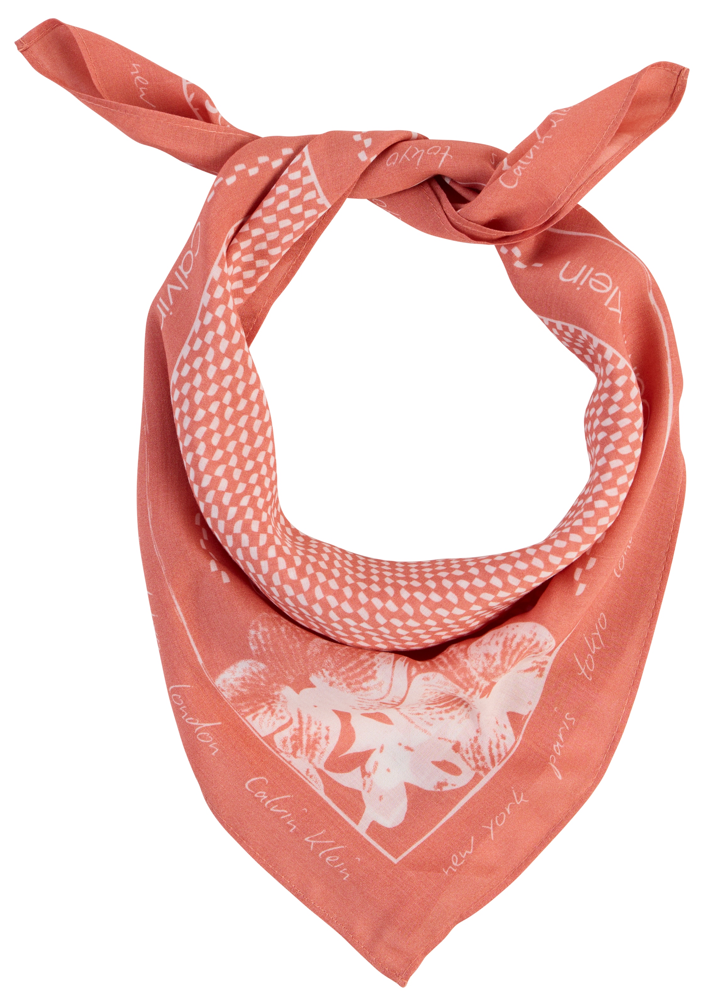 Calvin Klein Bandana »GRAPHIC PRINT BANDANA« Onesize mit Muster