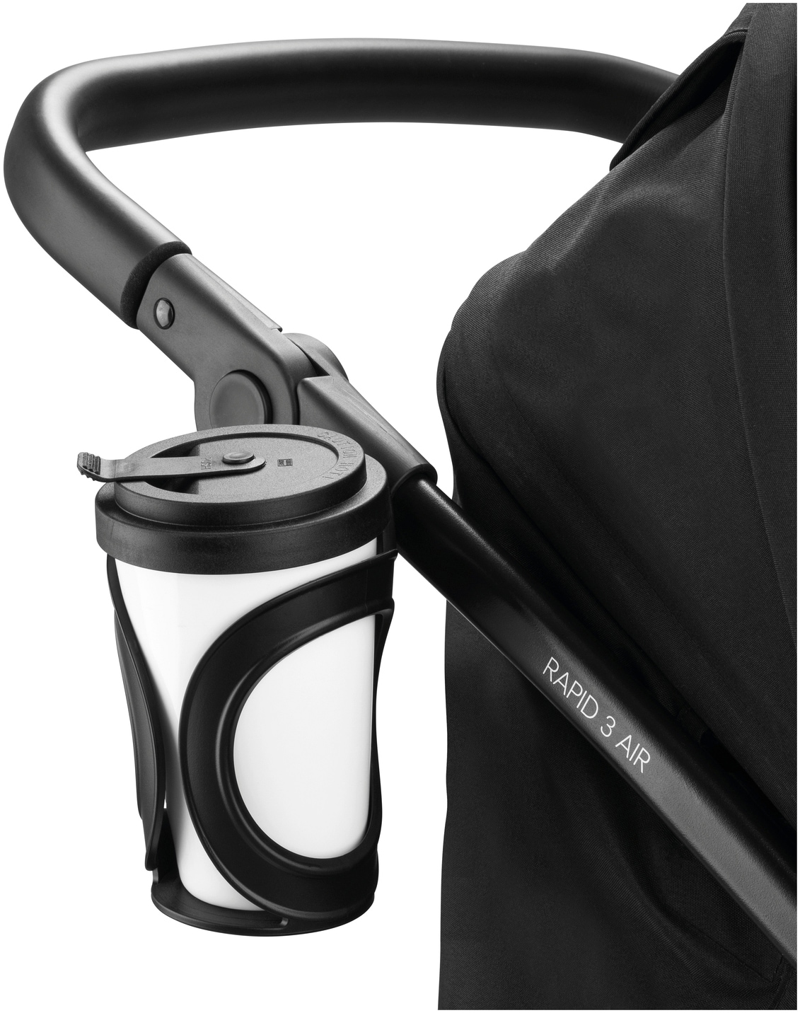 Hauck Kinder-Buggy »Dreiradbuggy, Rapid 3 Air, black« 22 kg mit schwenk/feststellbarem Vorderrad; Lufträder; bis 22 kg belastbar