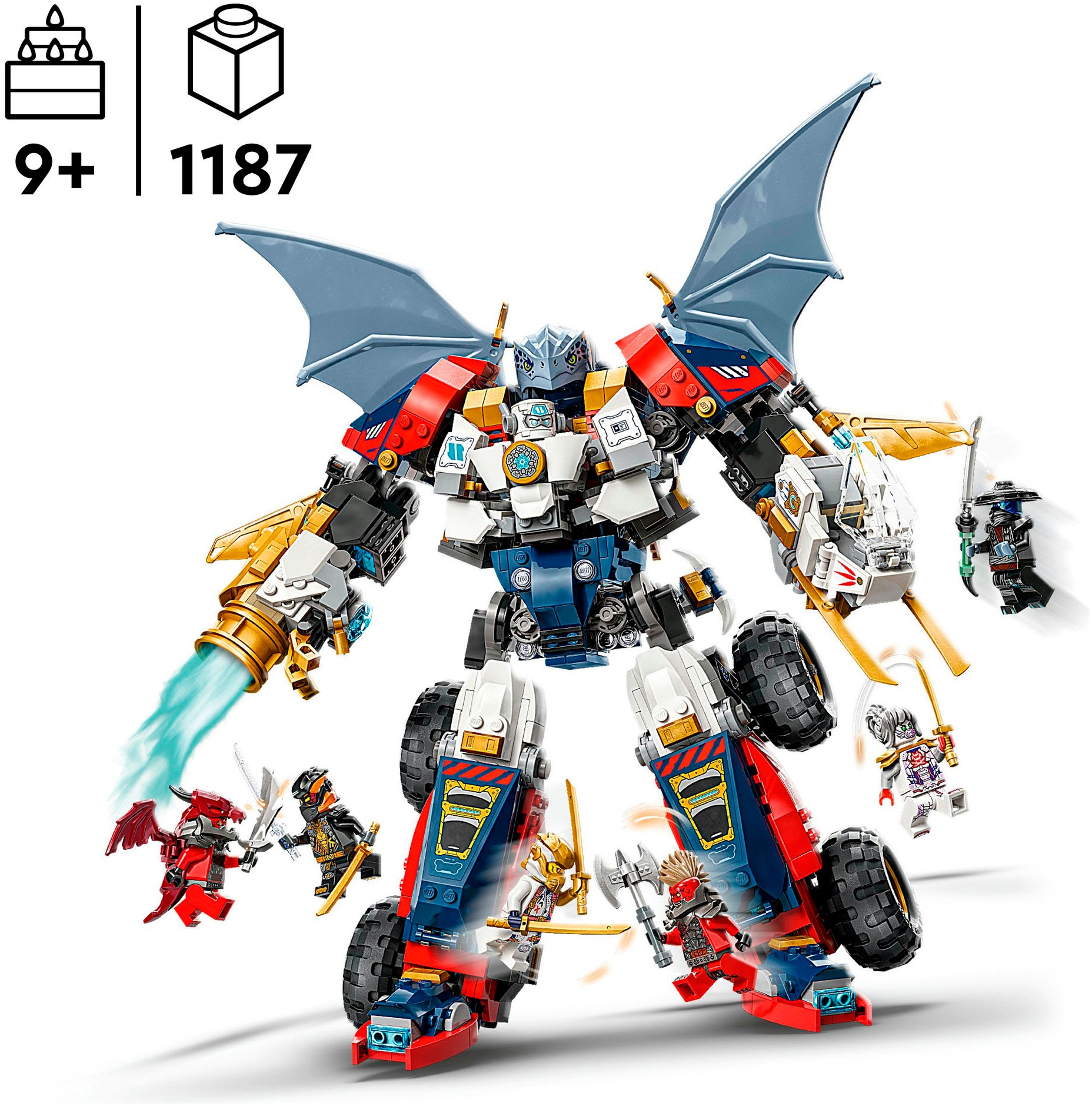 LEGO® Pions de construction »Zanes Ultra-Kombi-Mech (71834), LEGO Ninjago« Made in Europe