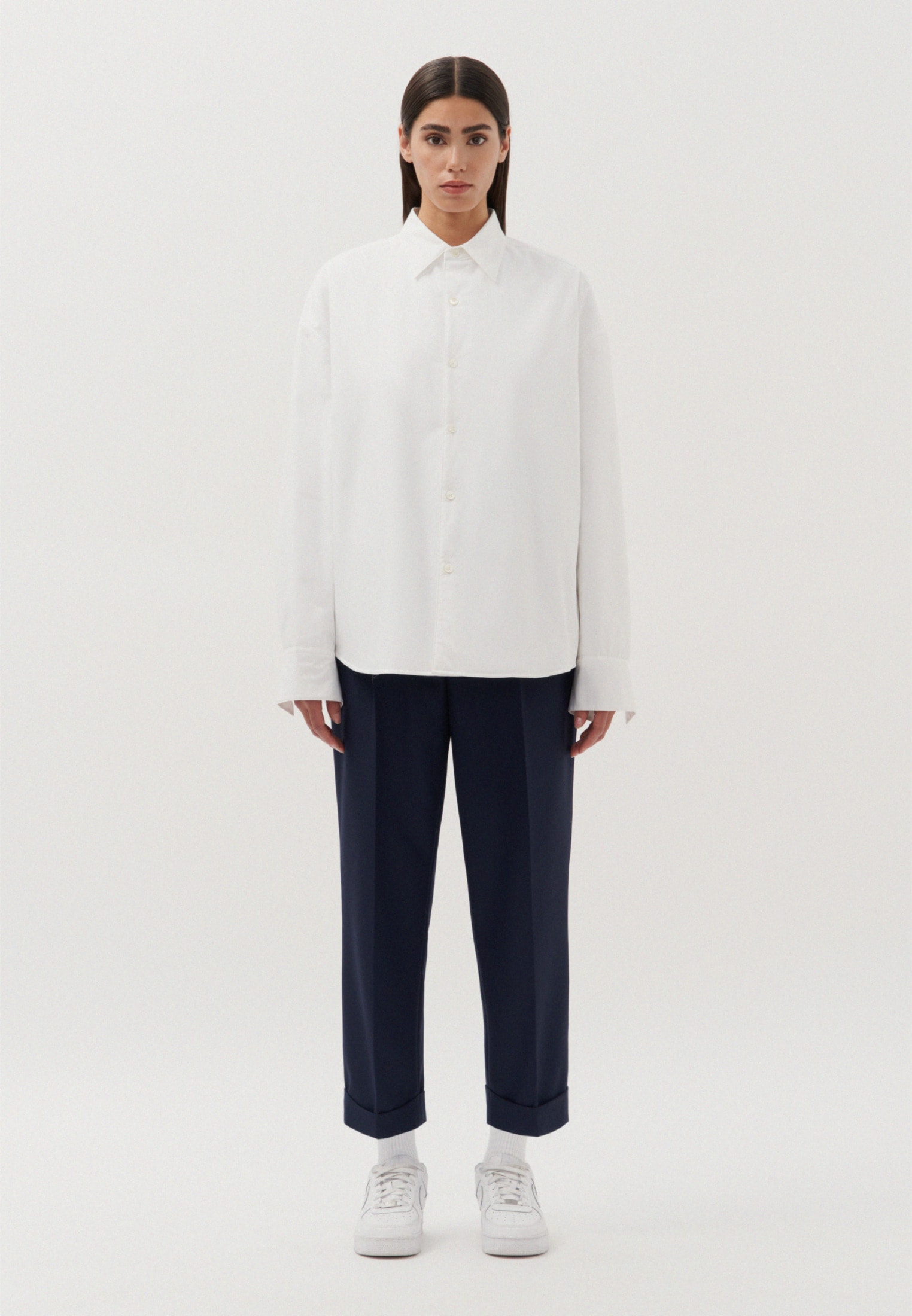 studio seidensticker Chemise d'affaires »Studio« Oversized Langarm Kentkragen Uni