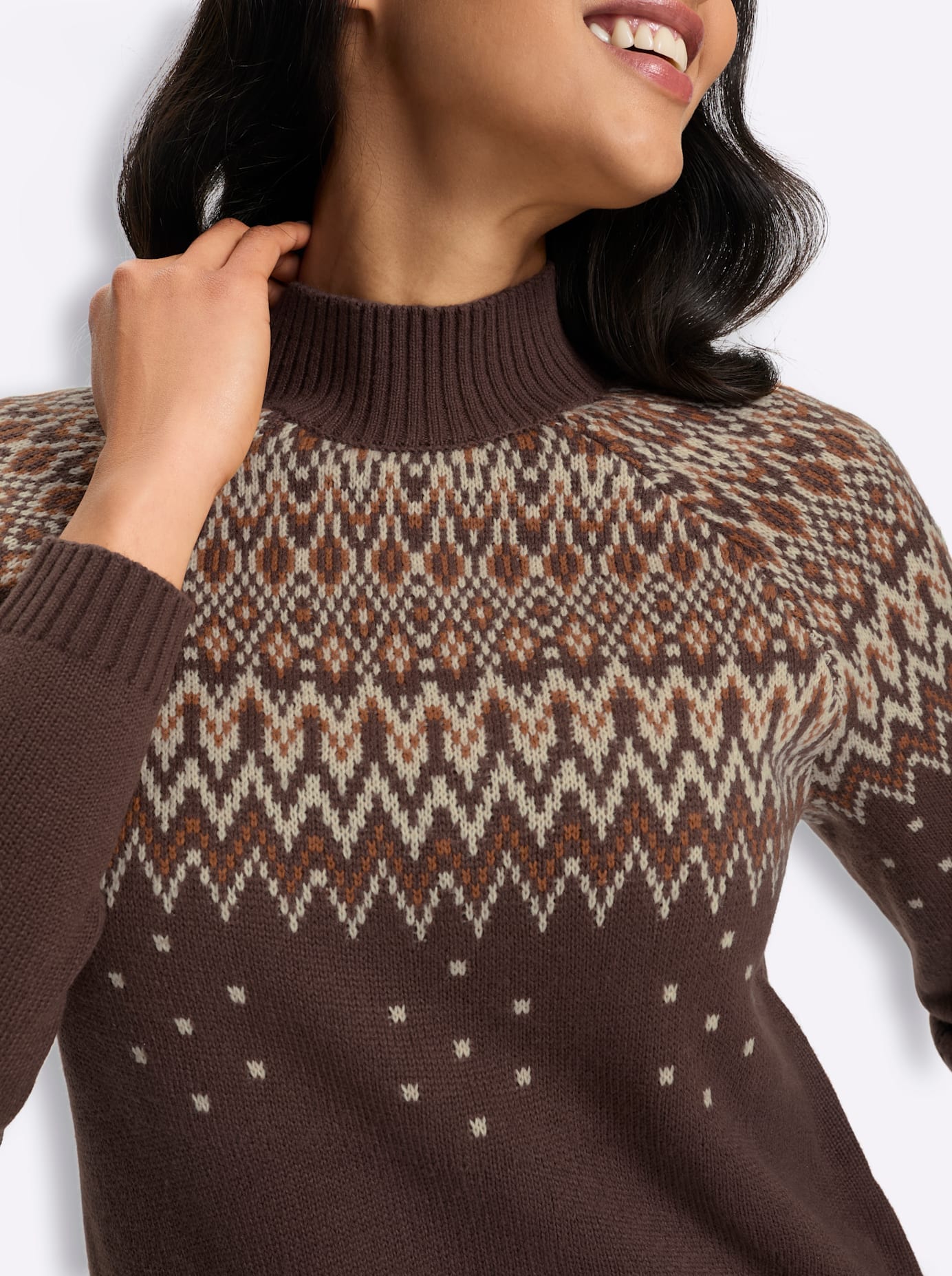 Classic Basics Pull à col montant »Stehkragen-Pullover«