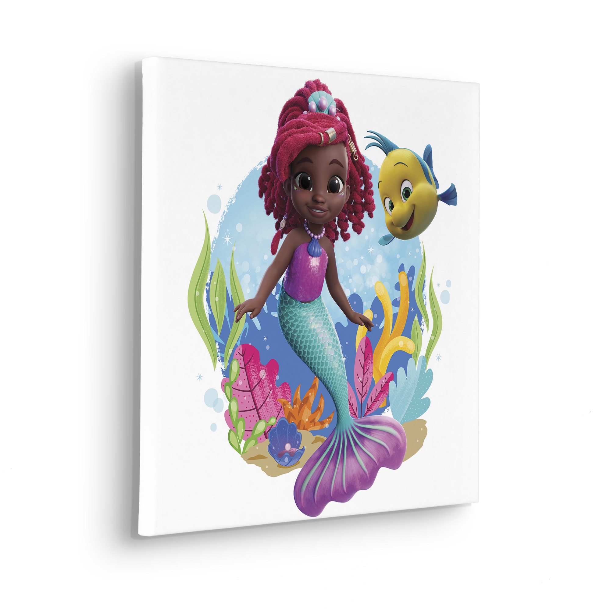 Komar Leinwandbild »Disney Ariel Baby Mermaid« Disney 1 Stk. tlg. 40 x 40 cm (Breite x Höhe) - Kinderzimmer, Dekoration