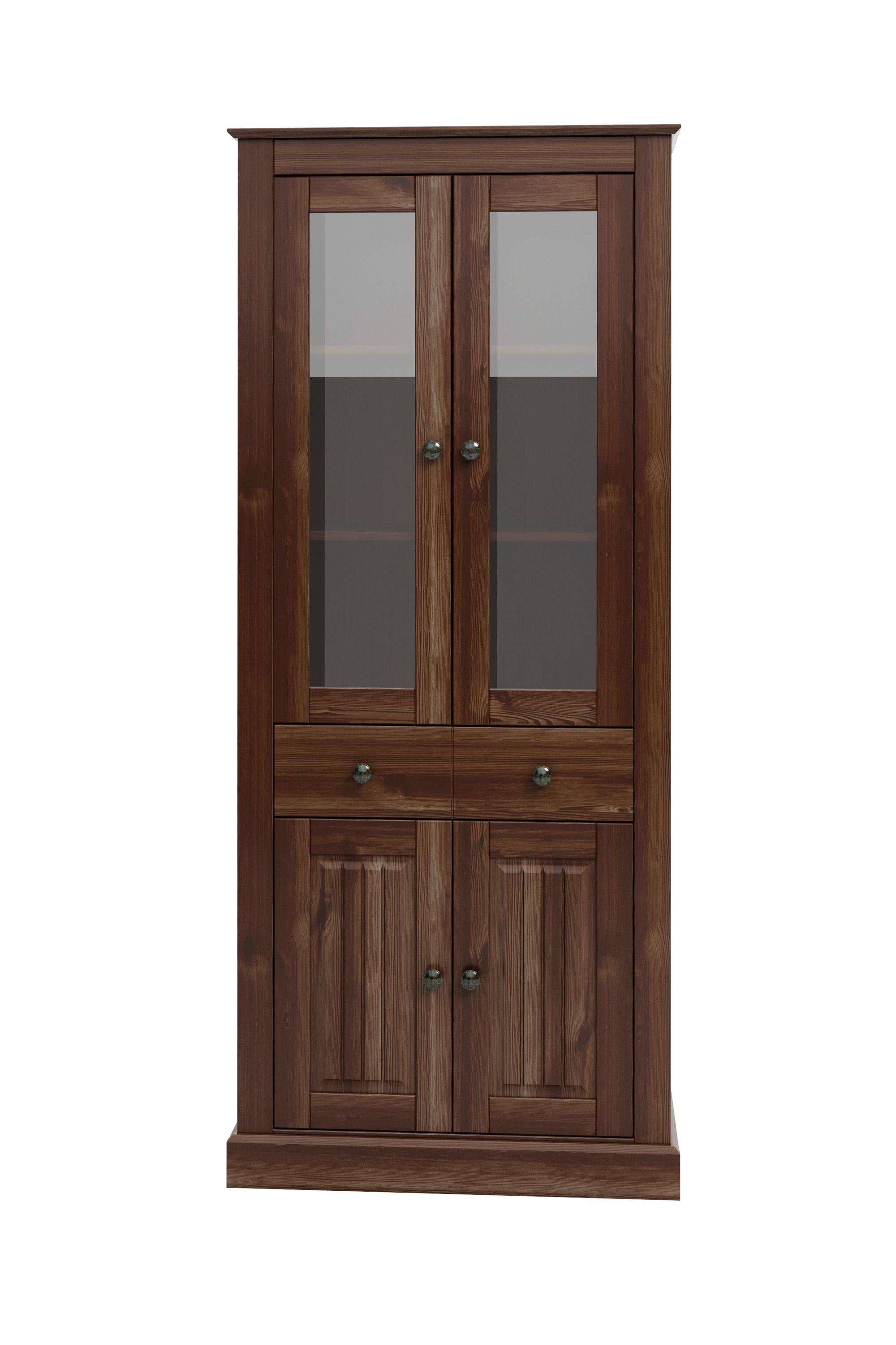 Home affaire Vitrine »Liotta« Mit 2 Glastüren und 1 Schublade