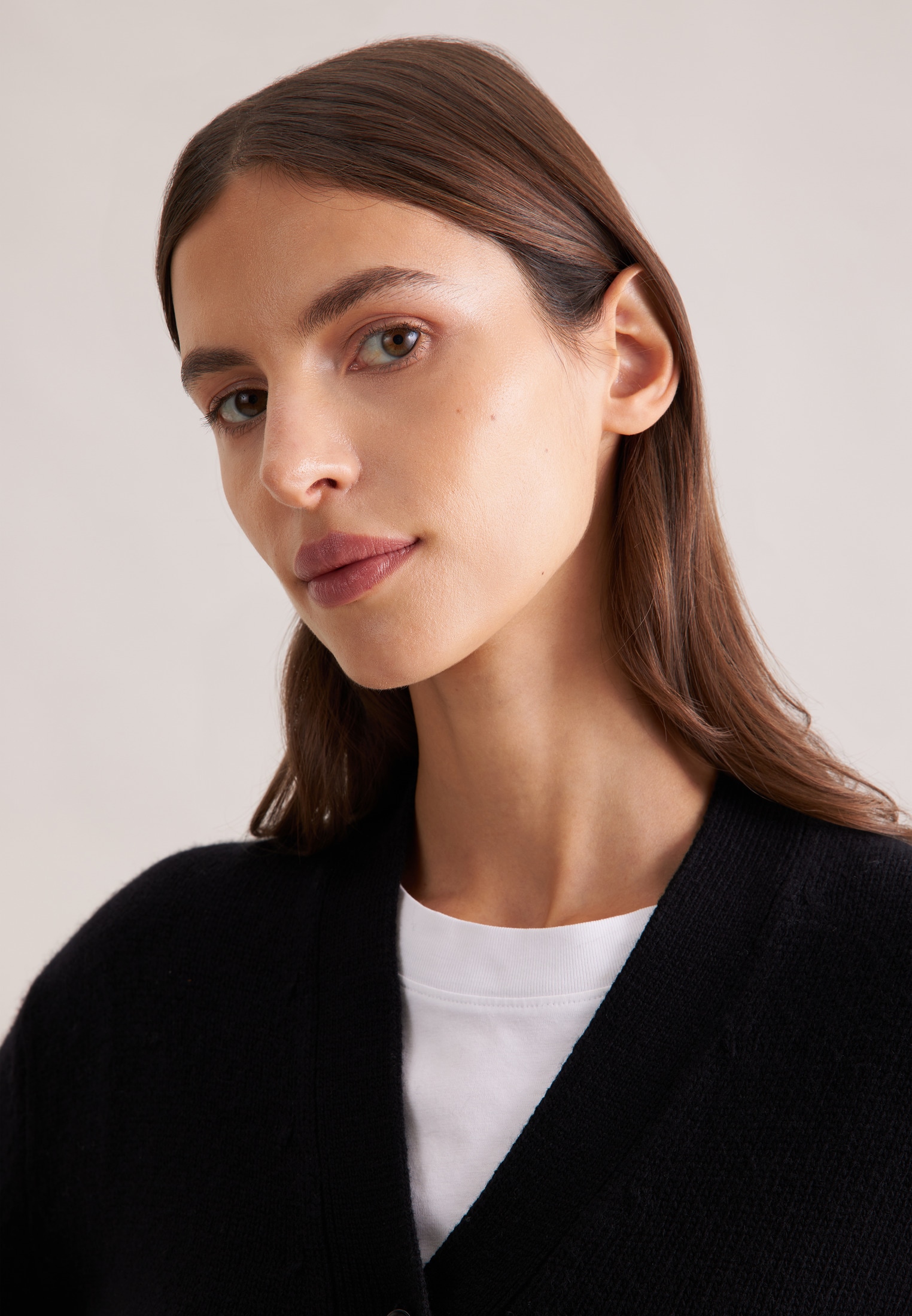 seidensticker Strickjacke 1/1 V-Neck