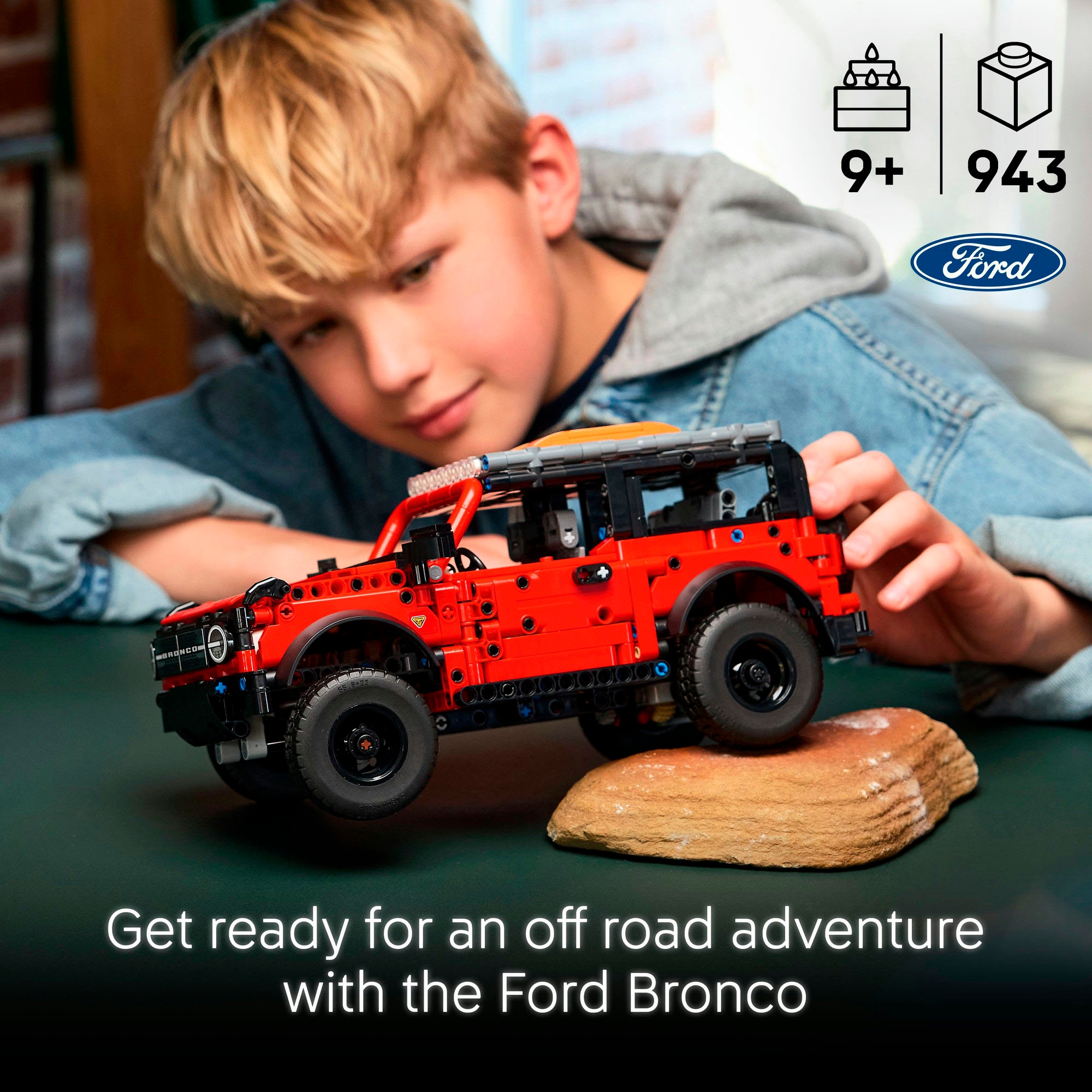 LEGO® Konstruktionsspielsteine »Ford Bronco Offroader (42213), LEGO Technic« Made in Europe