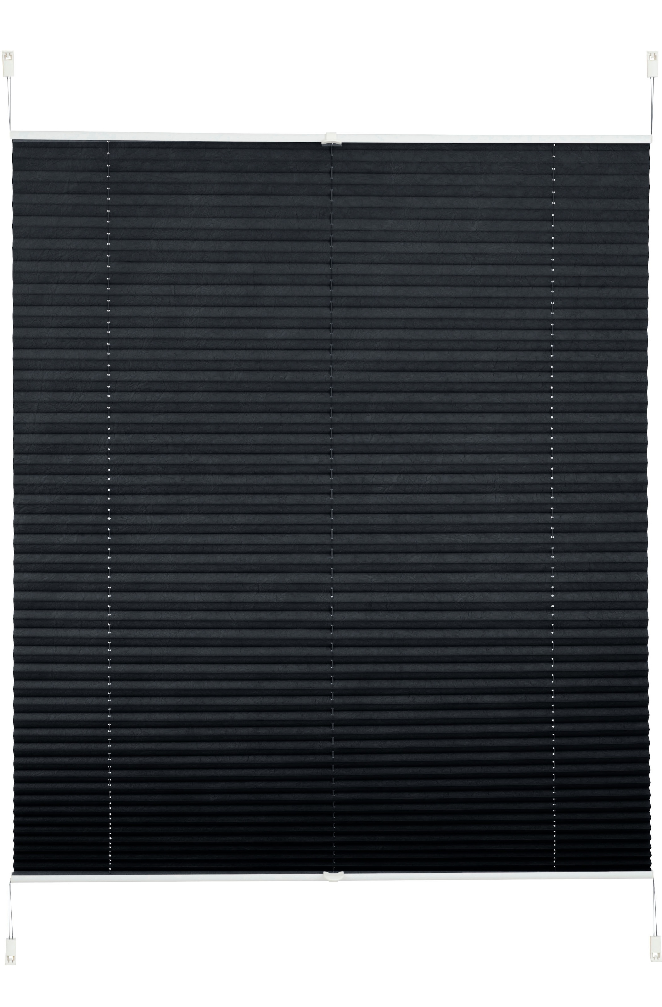 GOODproduct Plissé »DAHRA - in Crush-Optik« protection contre la lumière Aucun perçage requis sous tension dimensions fixes, best-seller avec plus de 5500 évaluations 4,5 étoiles, supports à pince