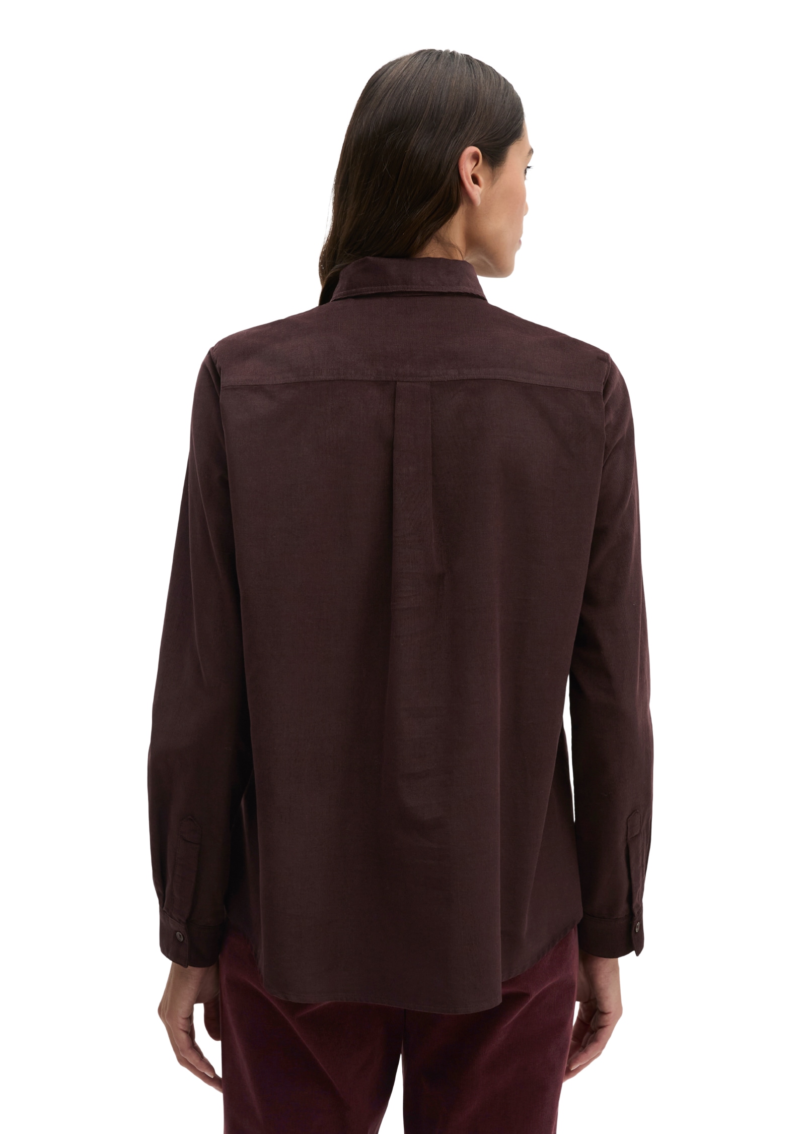Marc O'Polo Blouse à manches longues regular en velours côtelé doux