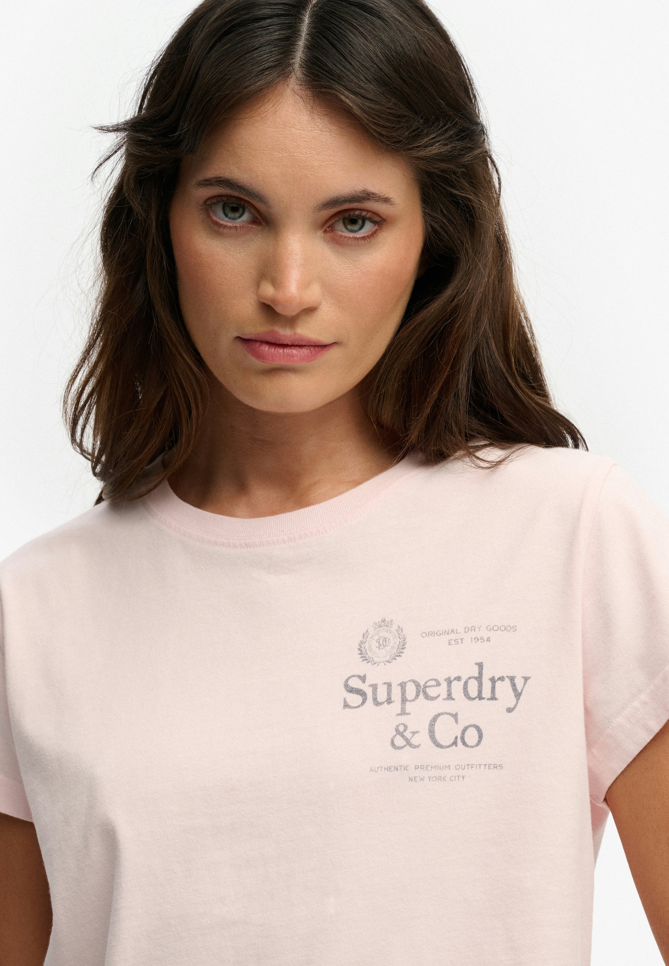 Superdry T-shirt imprimé »LUXE CASUAL CLASSIC TEE« Coton, coupe slim
