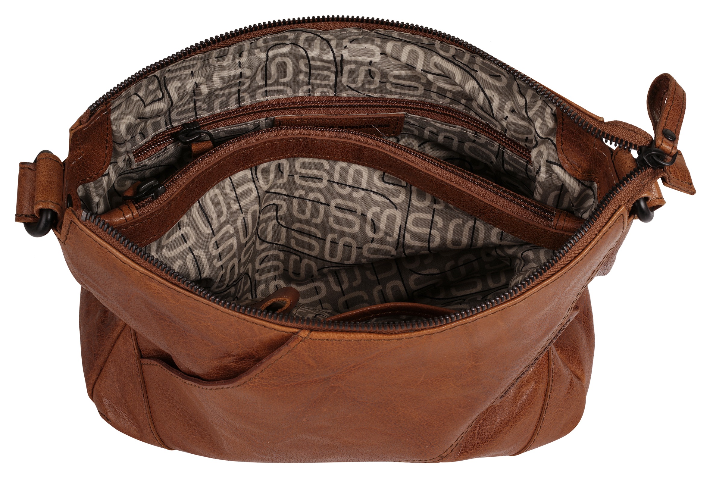 Spikes & Sparrow Sac à bandoulière echt Leder