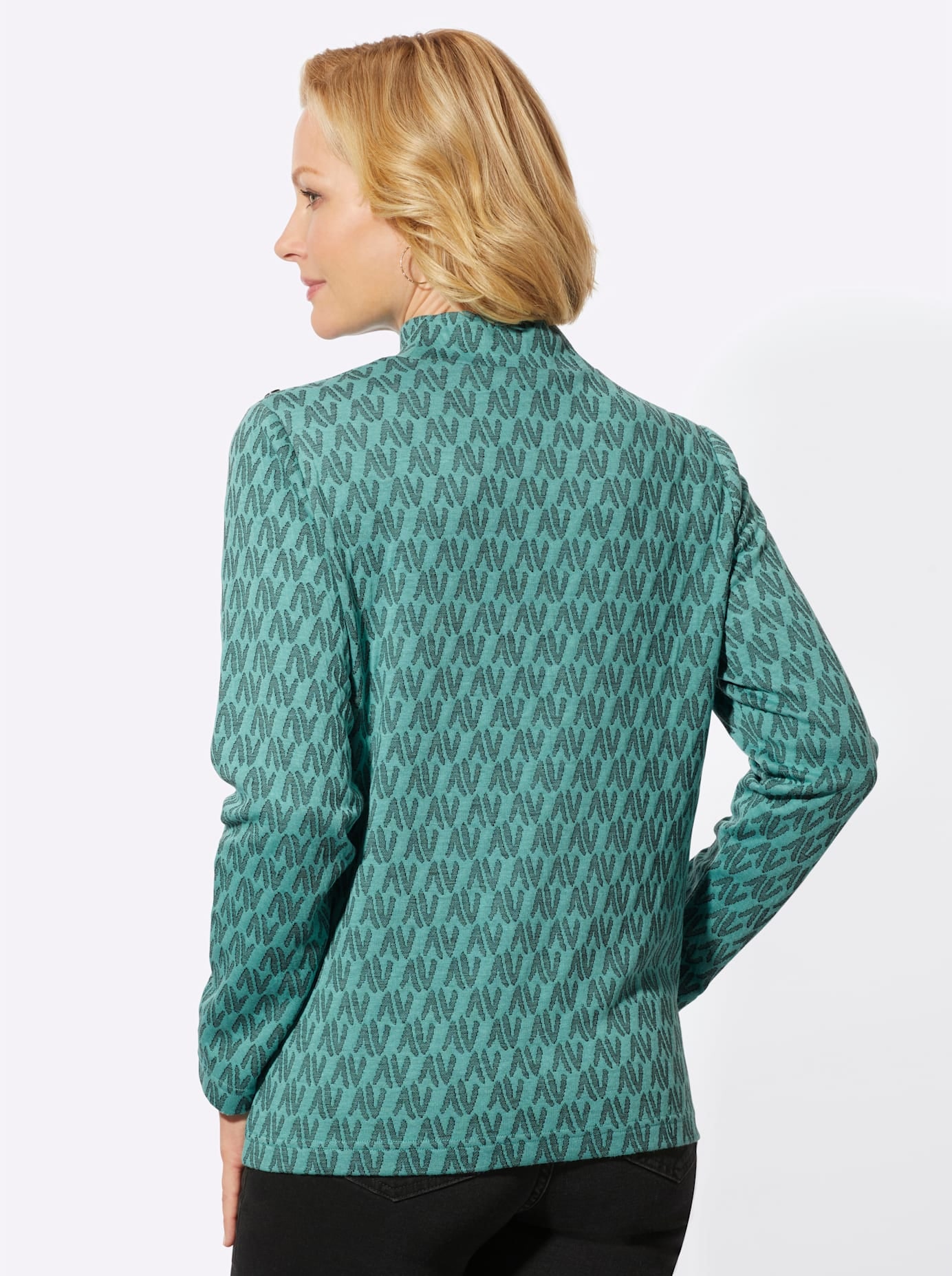 Classic Basics Stehkragenshirt »Jacquard-Shirt«, 1 Stk.
