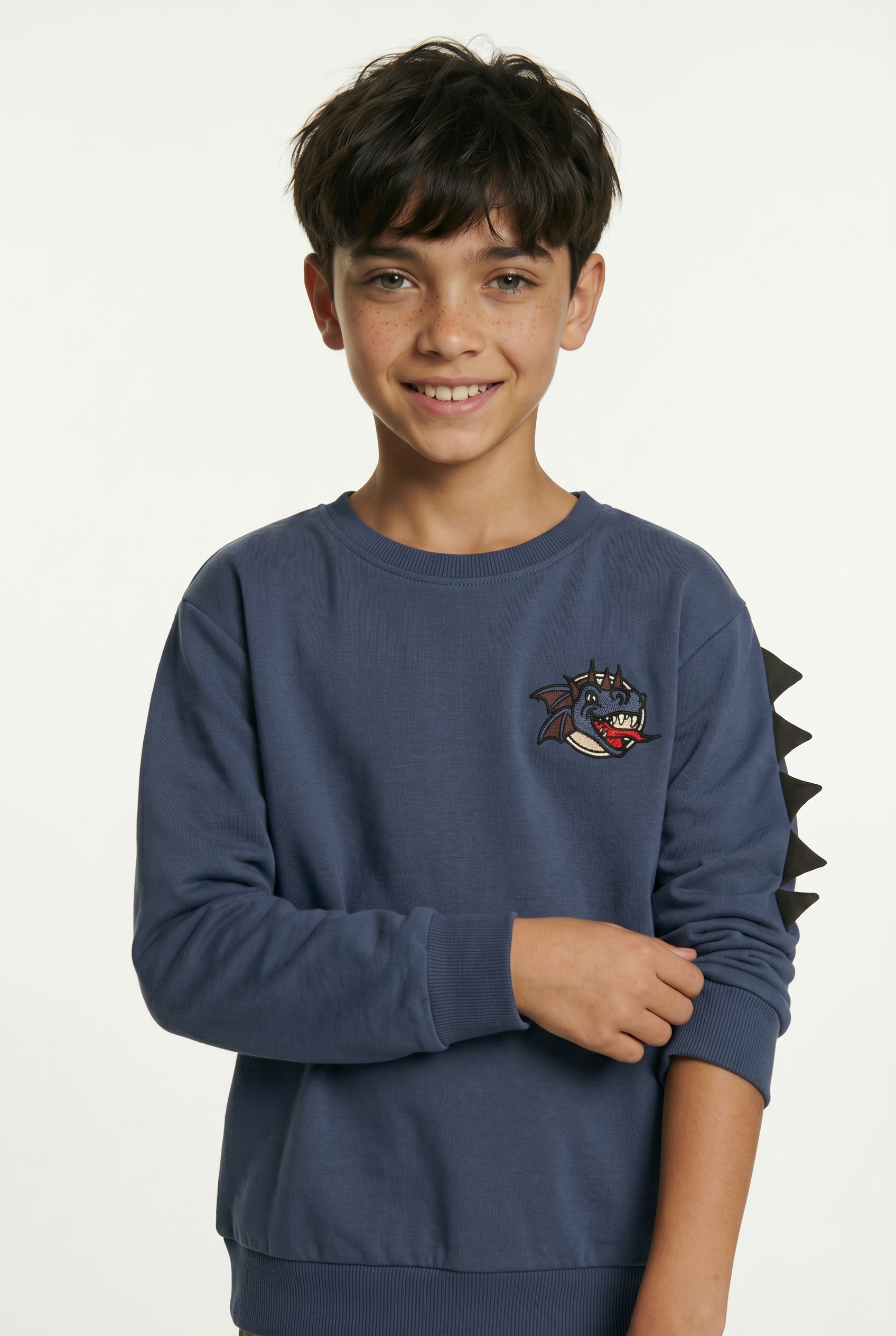 Name It Sweat-shirt »NMMKETIL LS NREG SWEAT UNB«, Baumwollmischung, regular fit
