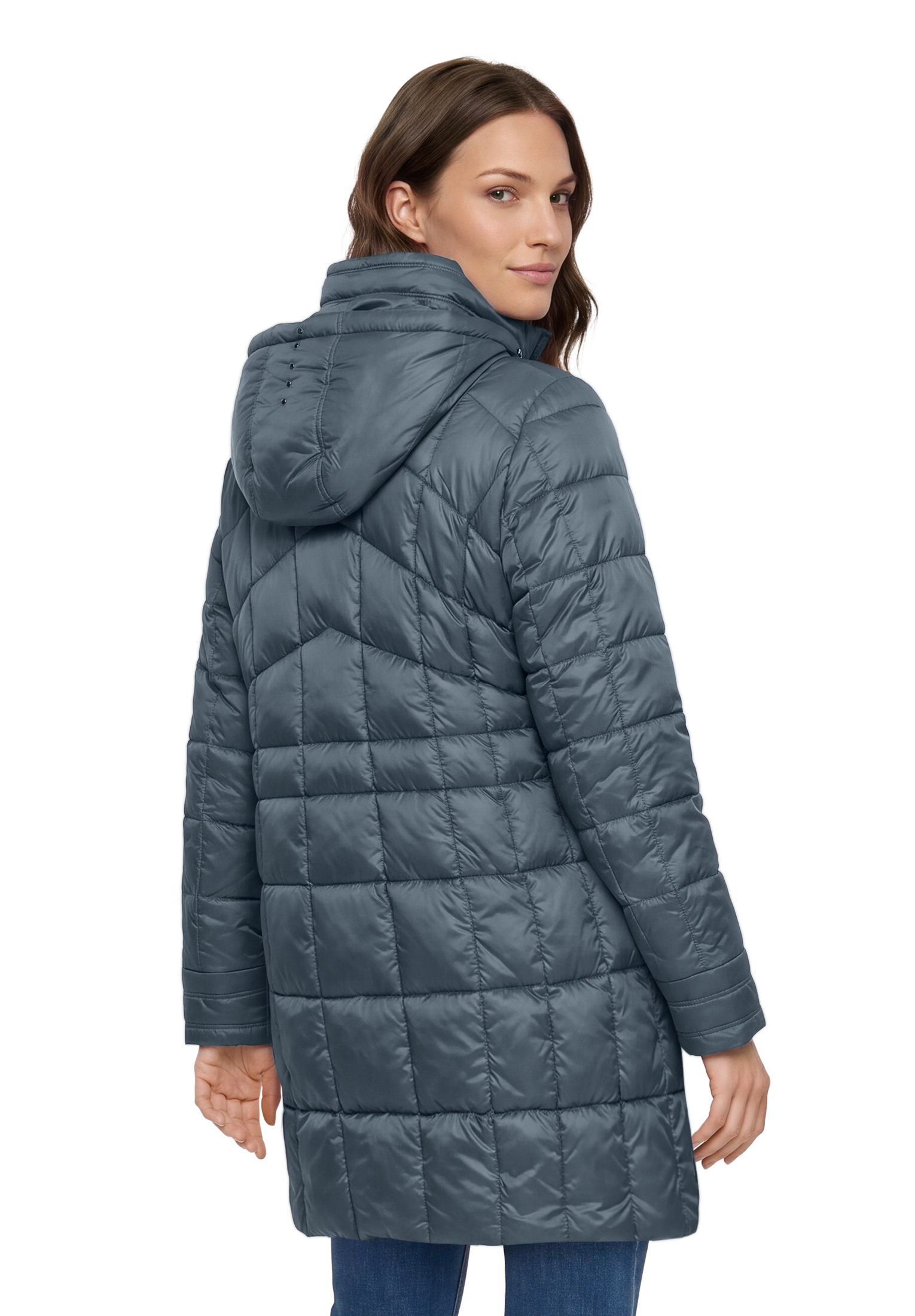Gil Bret Manteau matelassé Veste d'hiver avec capuche amovible et fermeture éclair