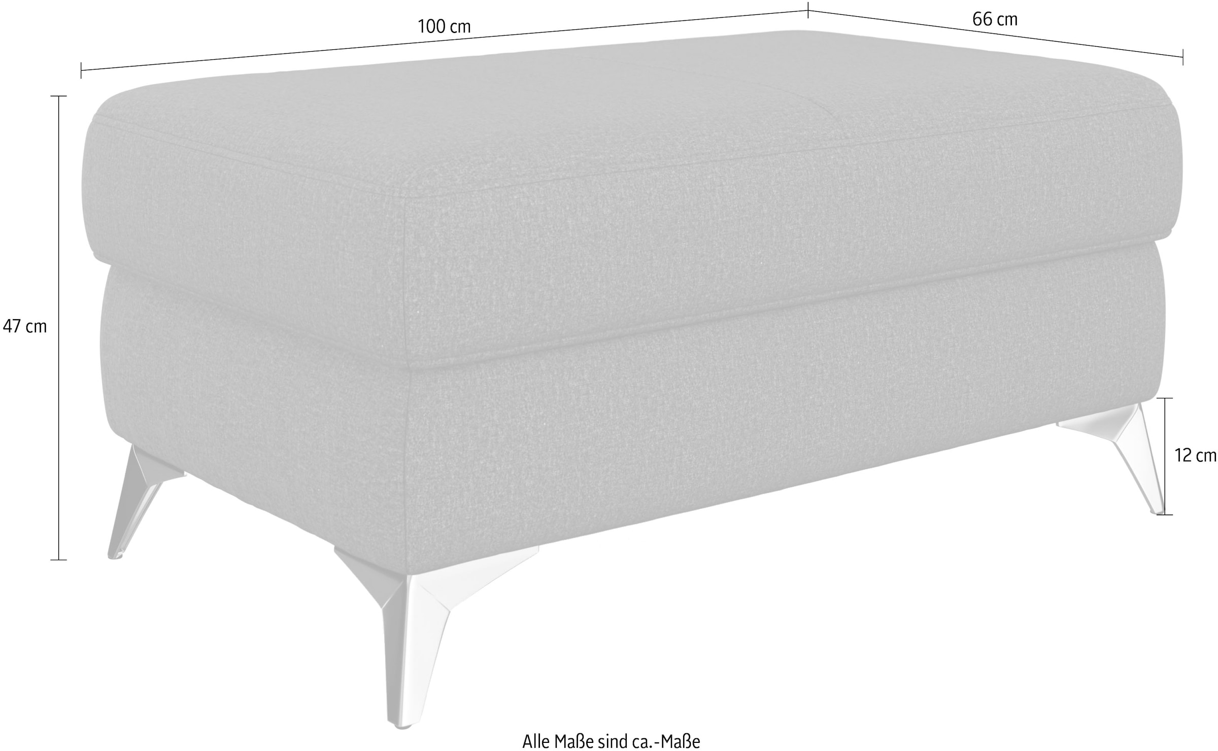 sit&more Tabouret de rangement »Padua« mit Stauraum