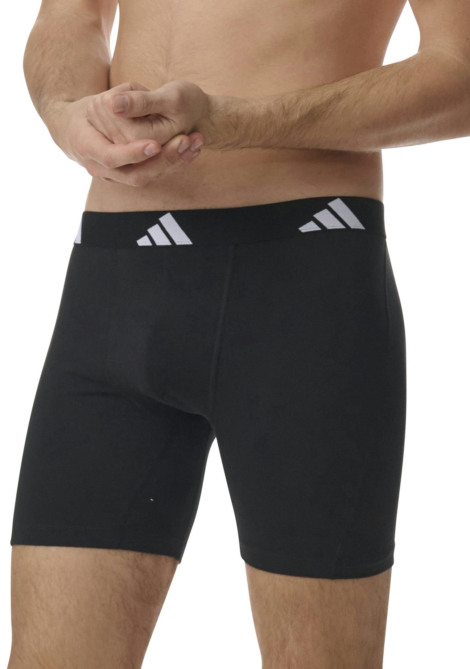 adidas Sportswear Boxer »Active Flex Cotton« 3er Pack,  elastisch, Logo-Bund, sportlicher Look, ohne Eingriff