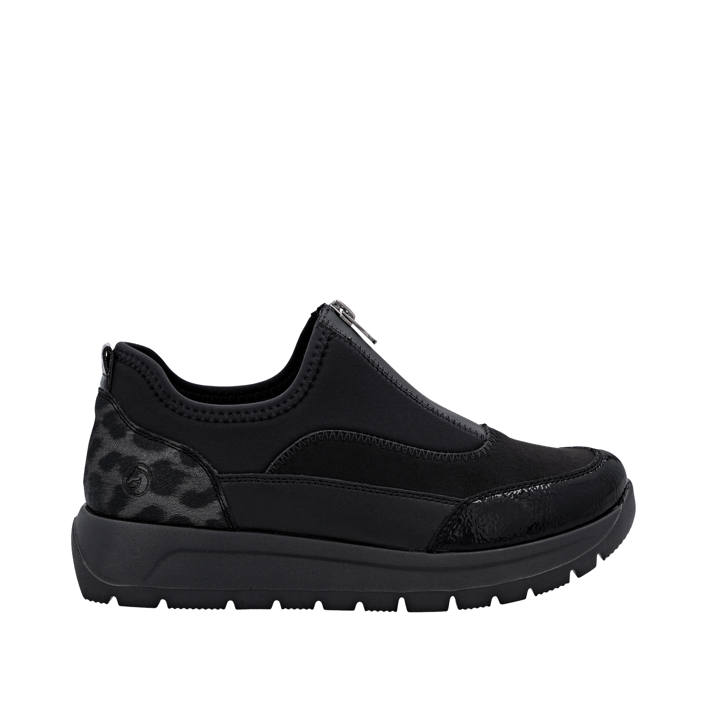Remonte Plateausneaker  Halbschuh, Casual-Sneaker mit Lackdetails